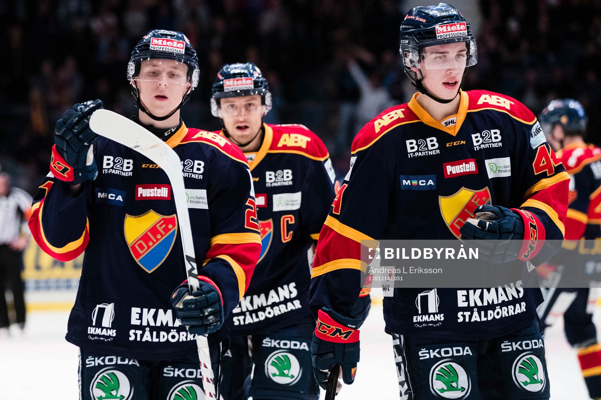 Djurgårdens Jonathan Davidsson, Calle Ridderwall och Lukas
