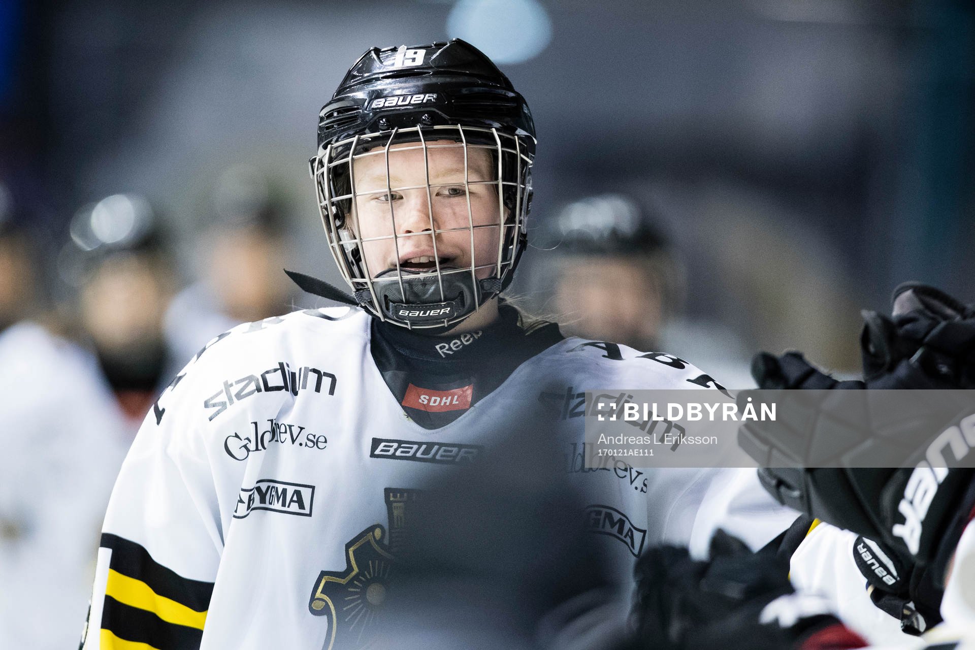 s Sara Hjalmarsson jublar