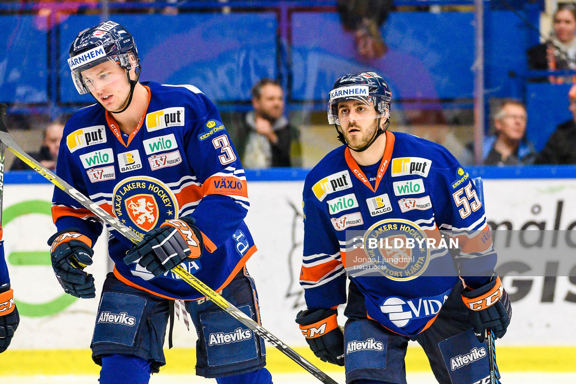 Växjös Nick Bailen jublar