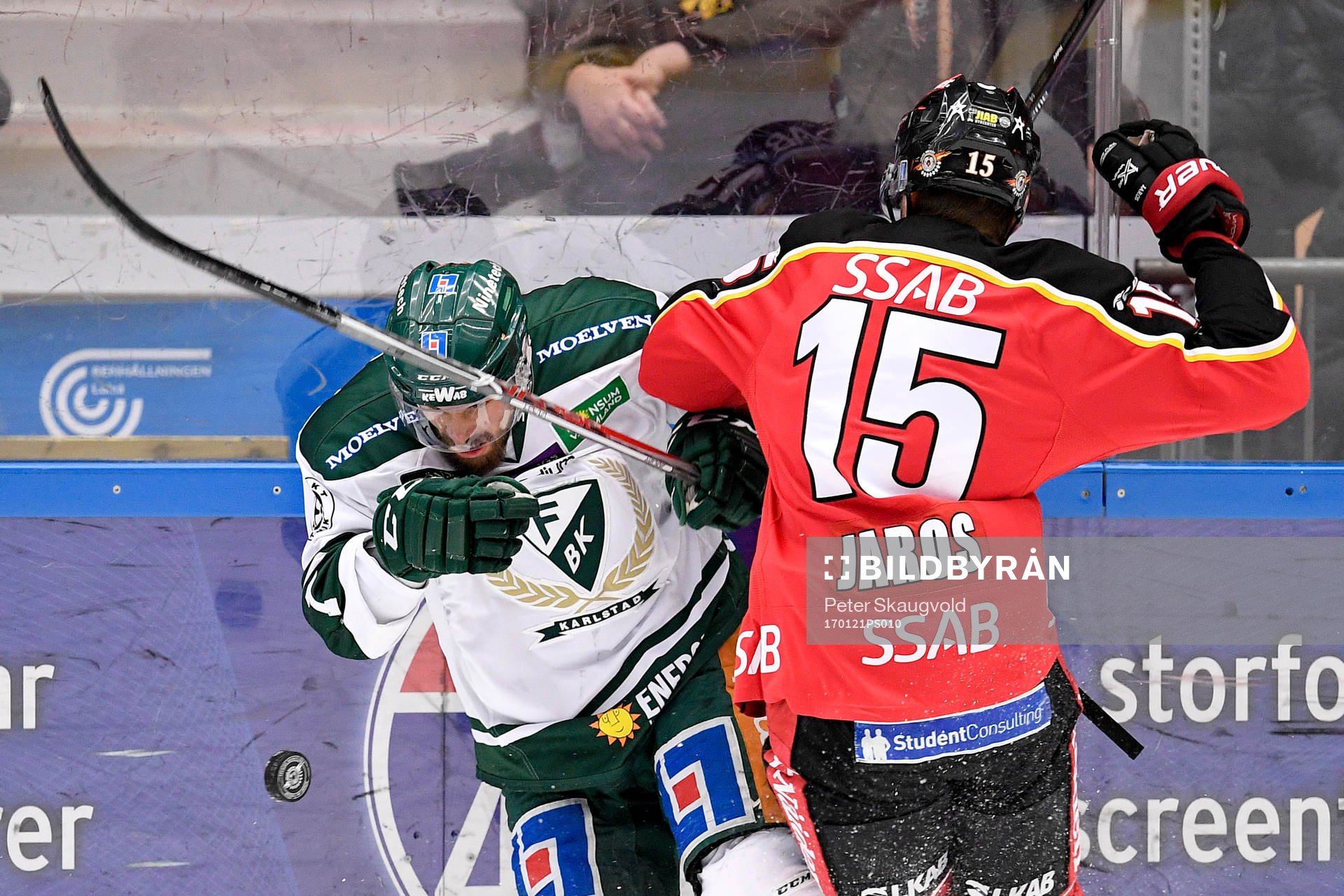 Luleås Christian Jaros och Färjestads Jonas Holös