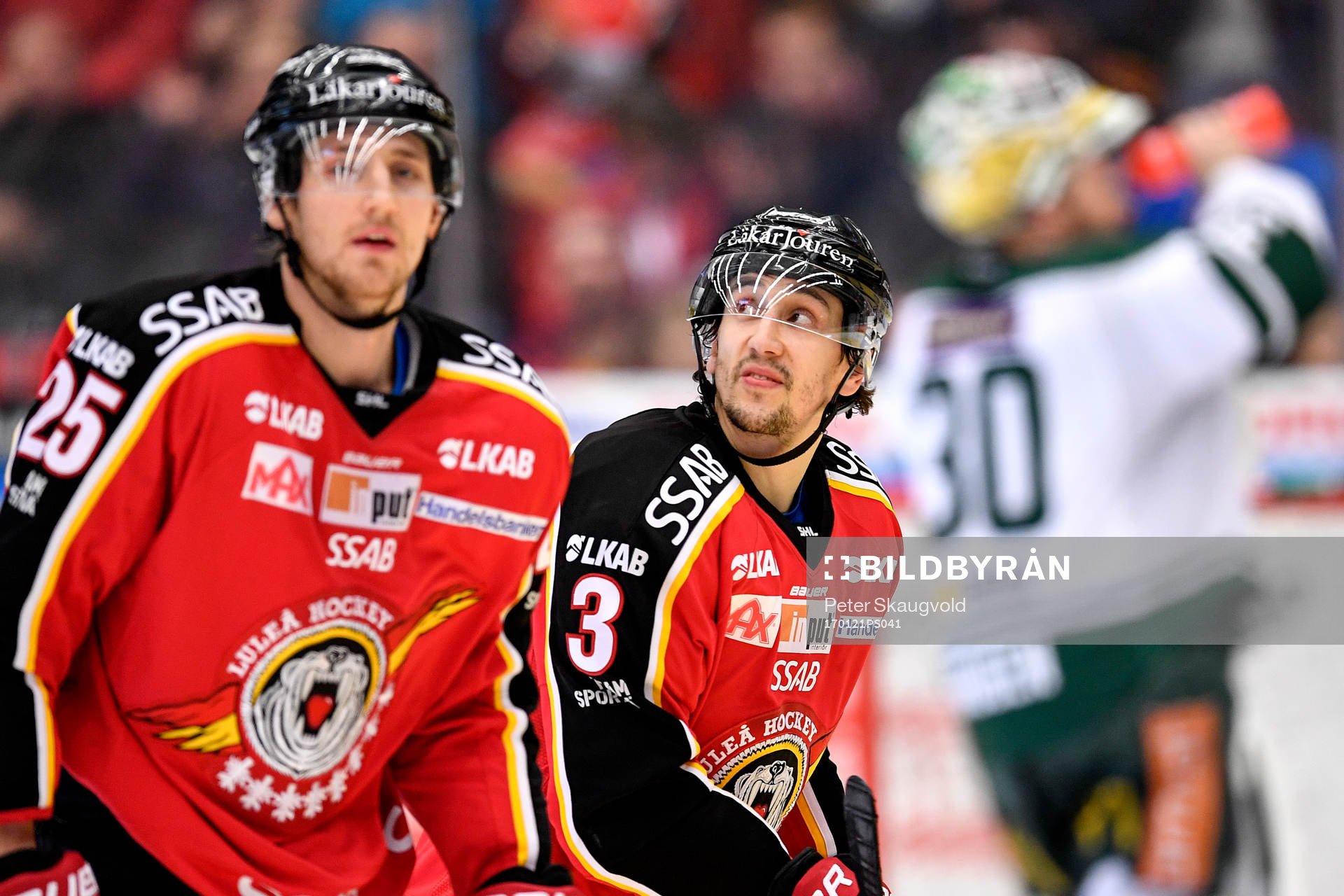 Luleås Daine Todd jublar