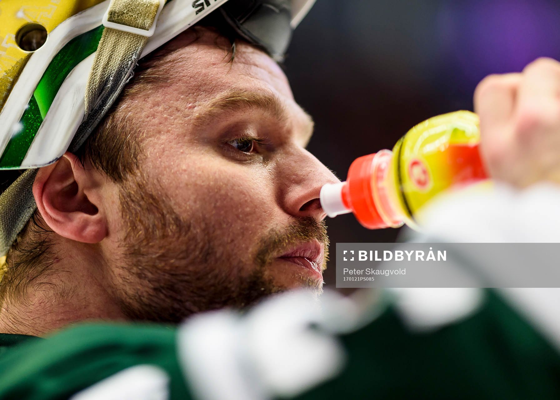 Färjestads målvakt Lars Haugen