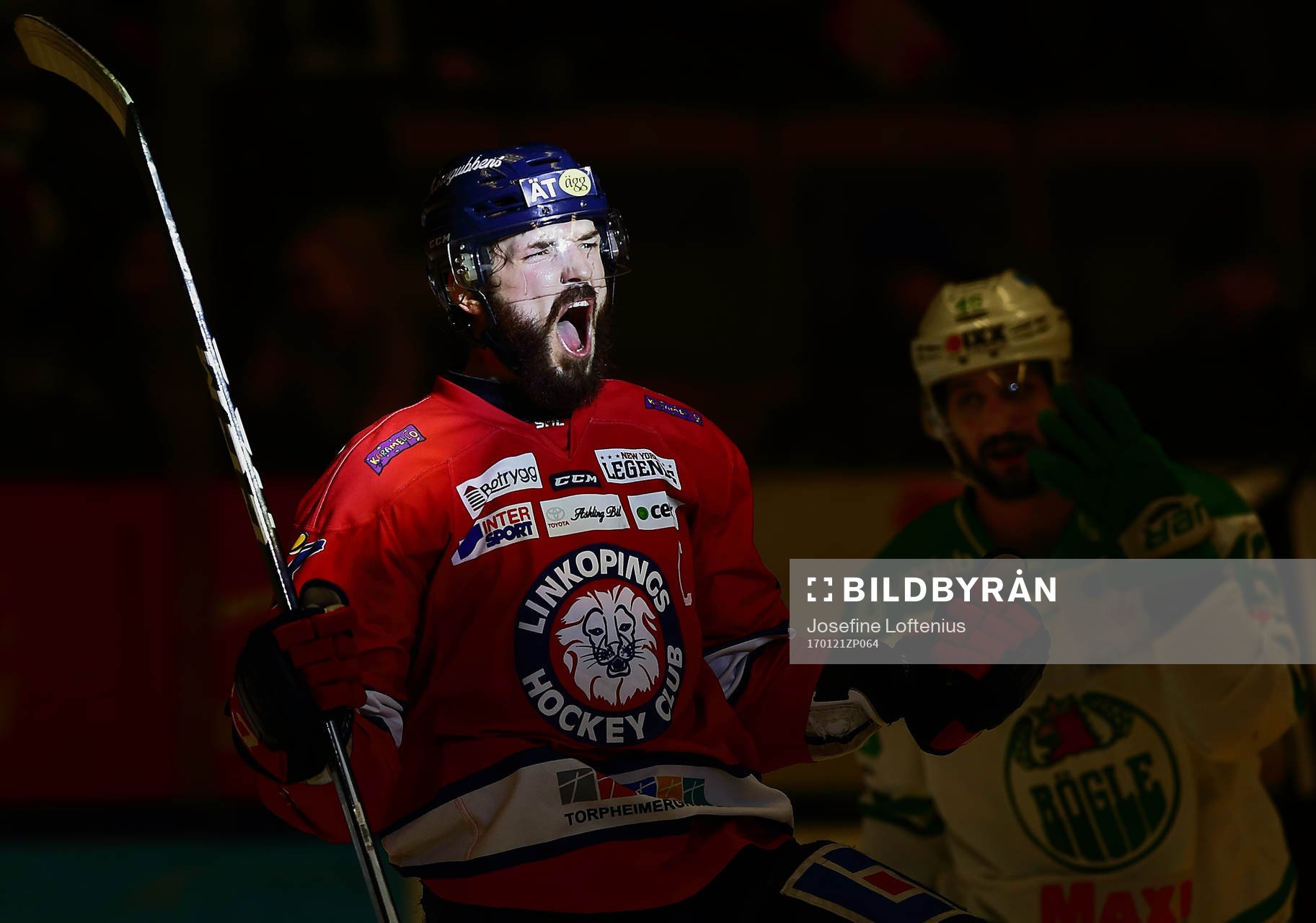 Linköpings Niklas Persson jublar