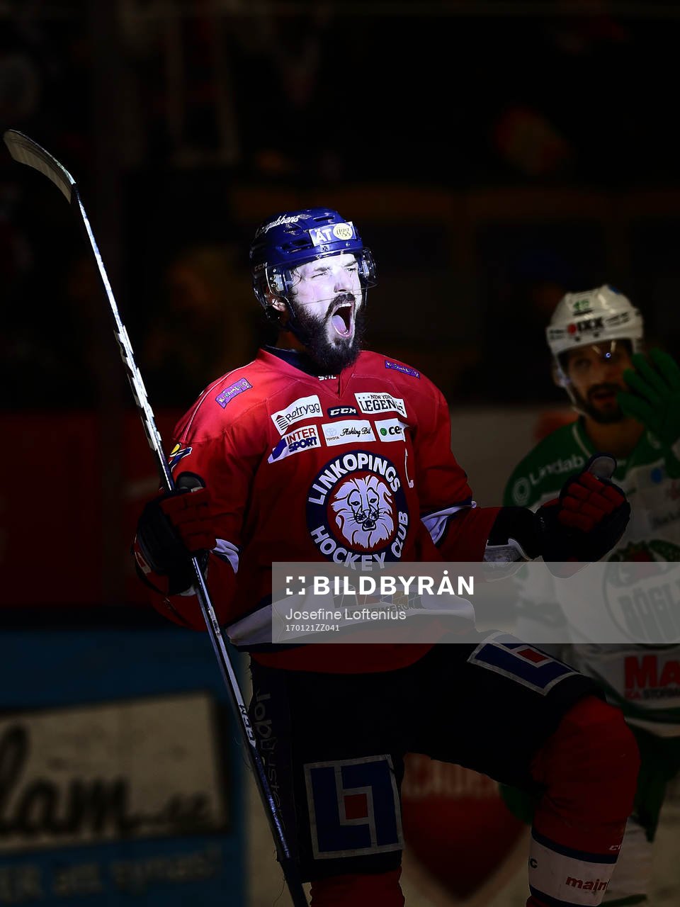 Linköpings Niklas Persson jublar
