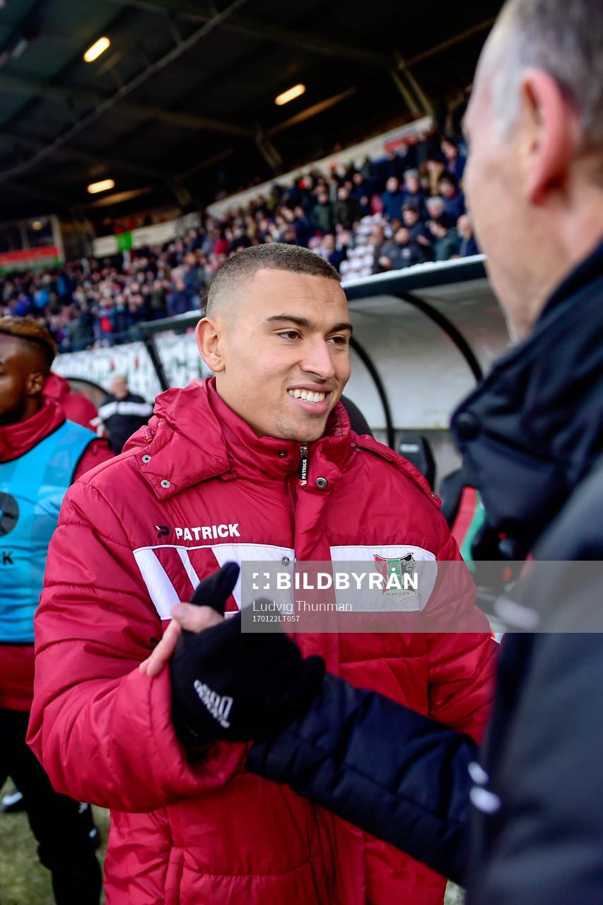 Nijmegens Jordan Larsson jublar