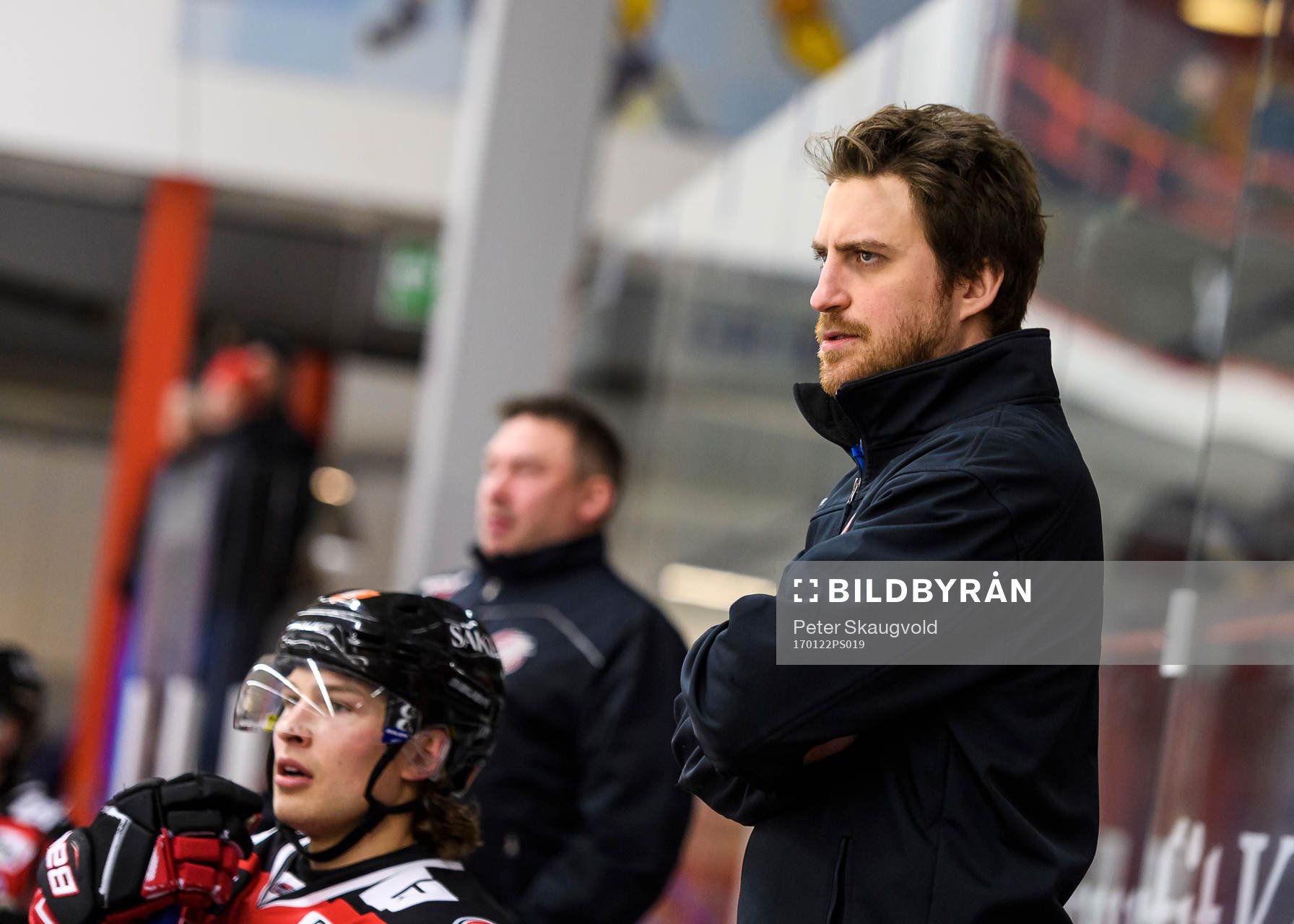 Piteås Sportchef Jonatan Glader agerar tränare då