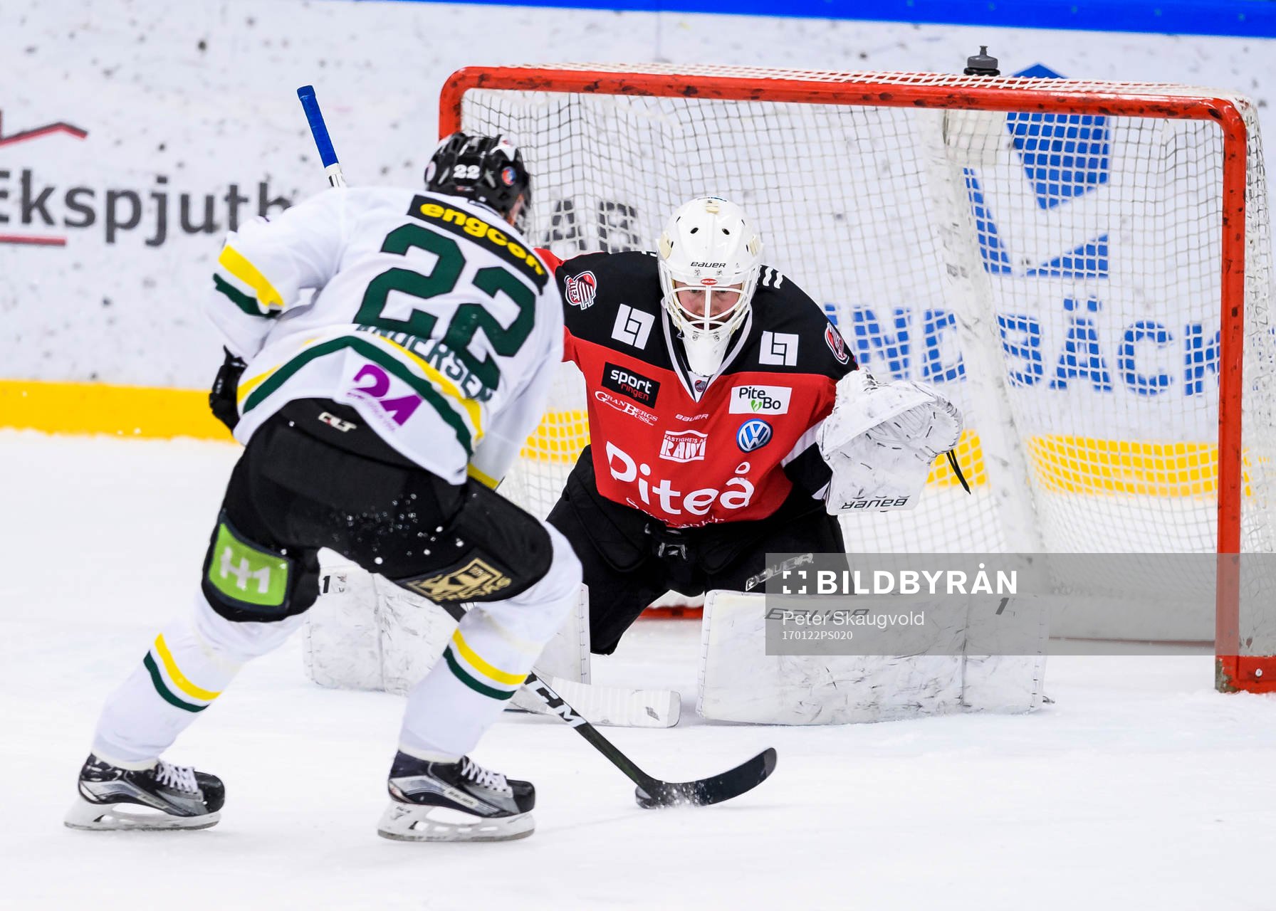 Piteås målvakt Joel Vännström