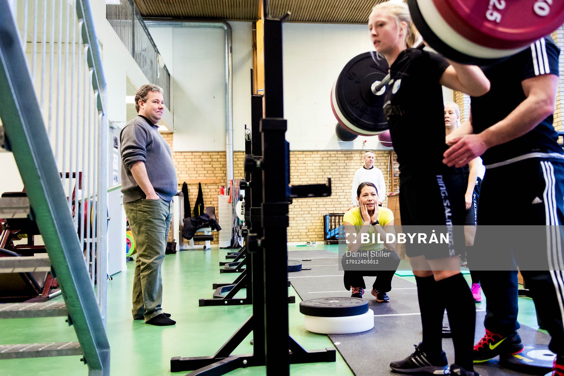 Tränare Stefan Rehn under en träning med Göteborg FC den 24 januari 2017 i Göteborg.