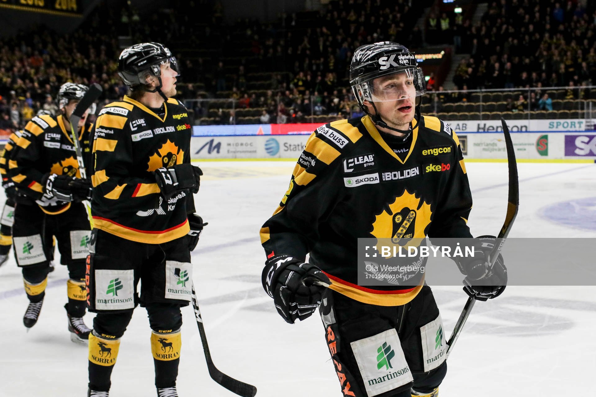 Skellefteås Adam Pettersson jublar