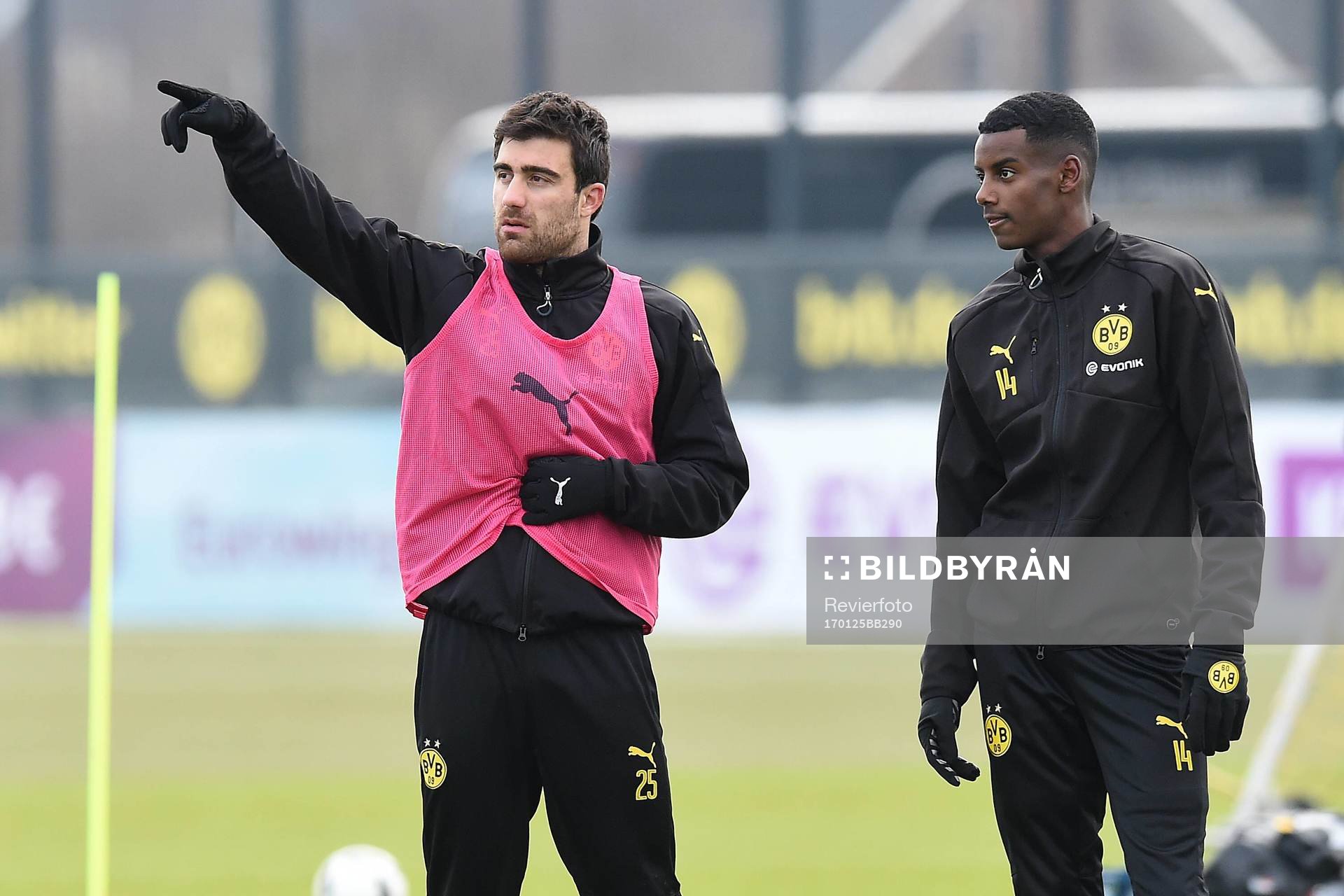 Fuﬂball 1. Bundesliga Training Borussia Dortmund am