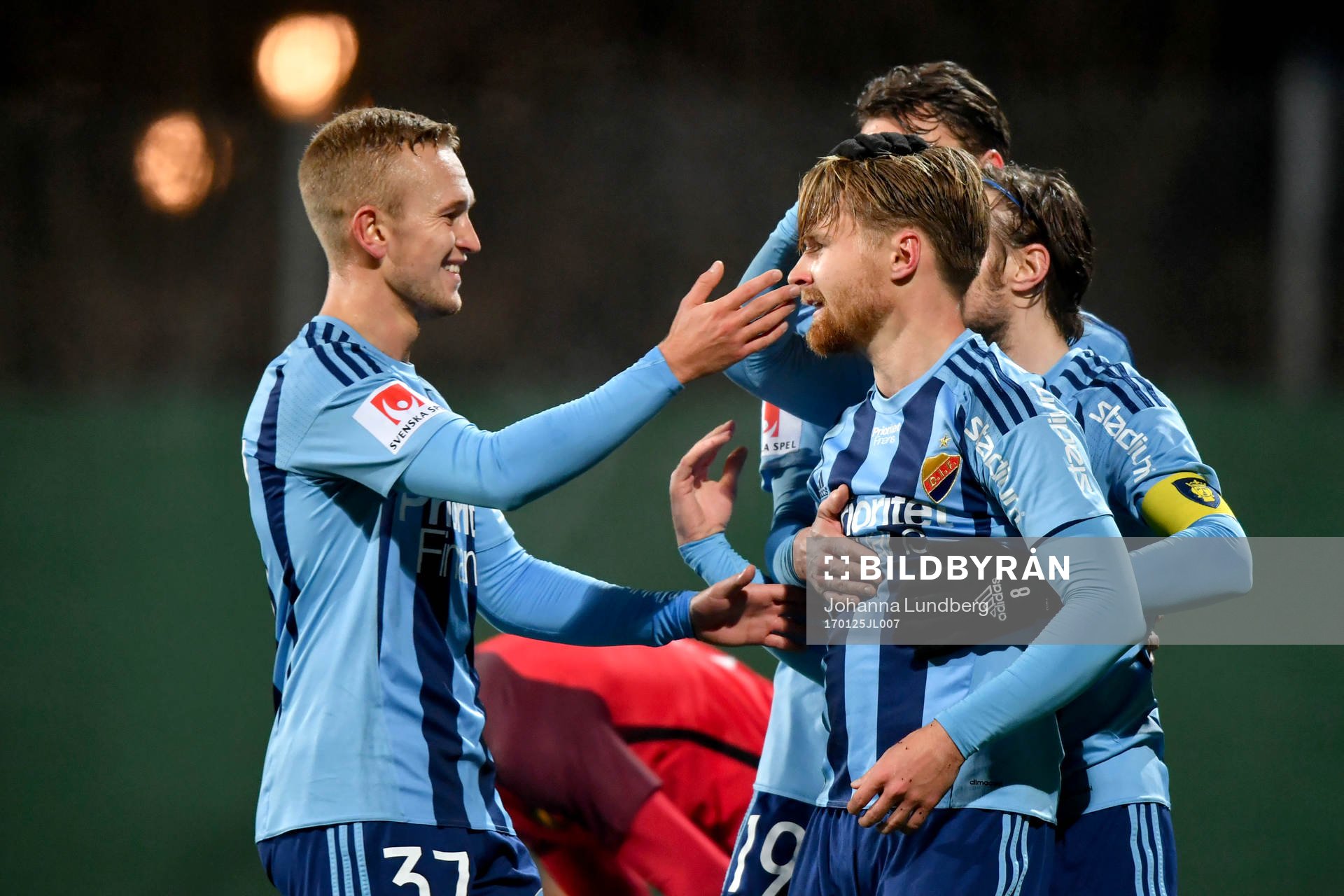 Djurgårdens Alexander Michel, Jacob Une Larsson och Kevin