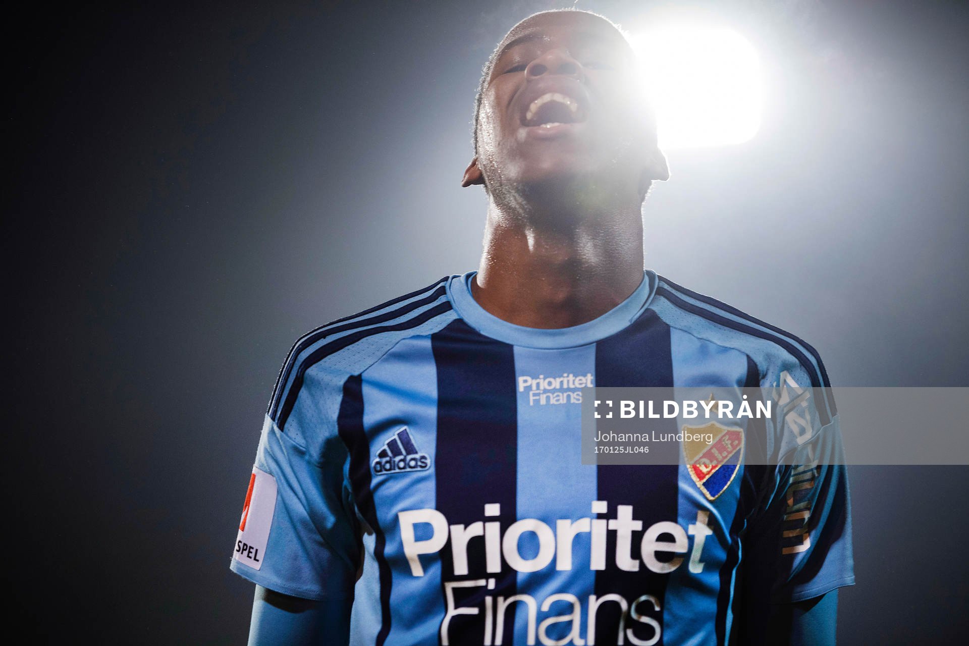 Djurgårdens Mihlali Mabhuti Mayambela deppar