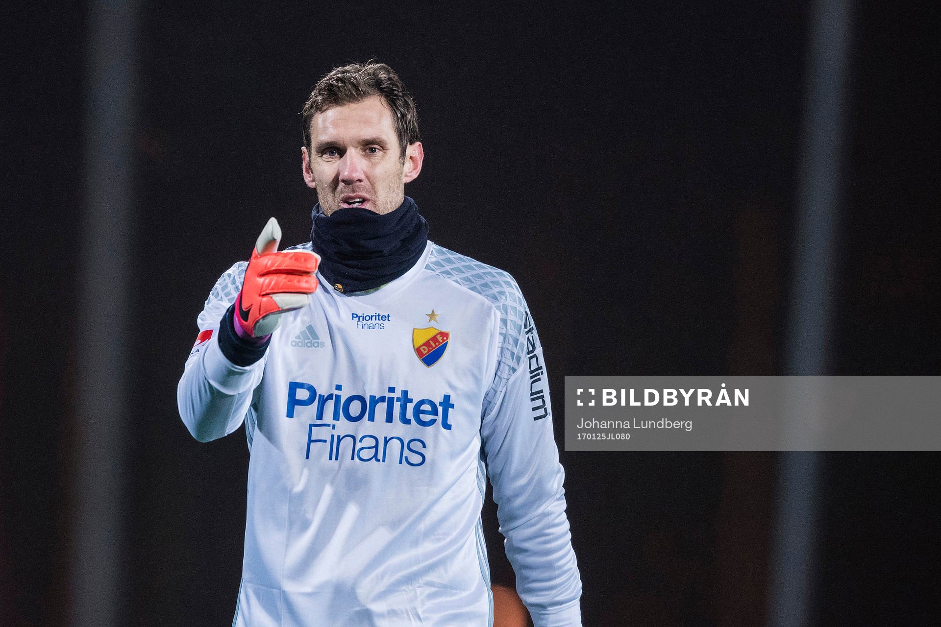 Djurgårdens målvakt Andreas Isaksson