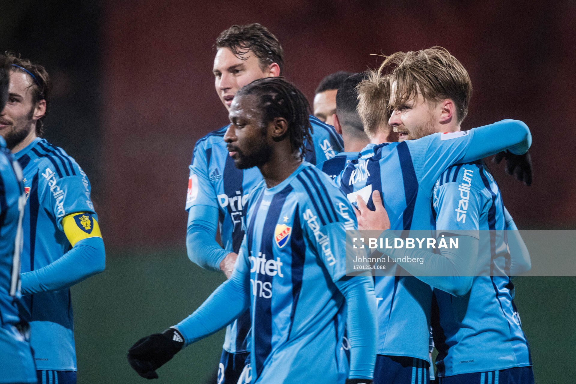 Djurgårdens Marcus Hansson. Amadou Jawo. Elliot Käck och