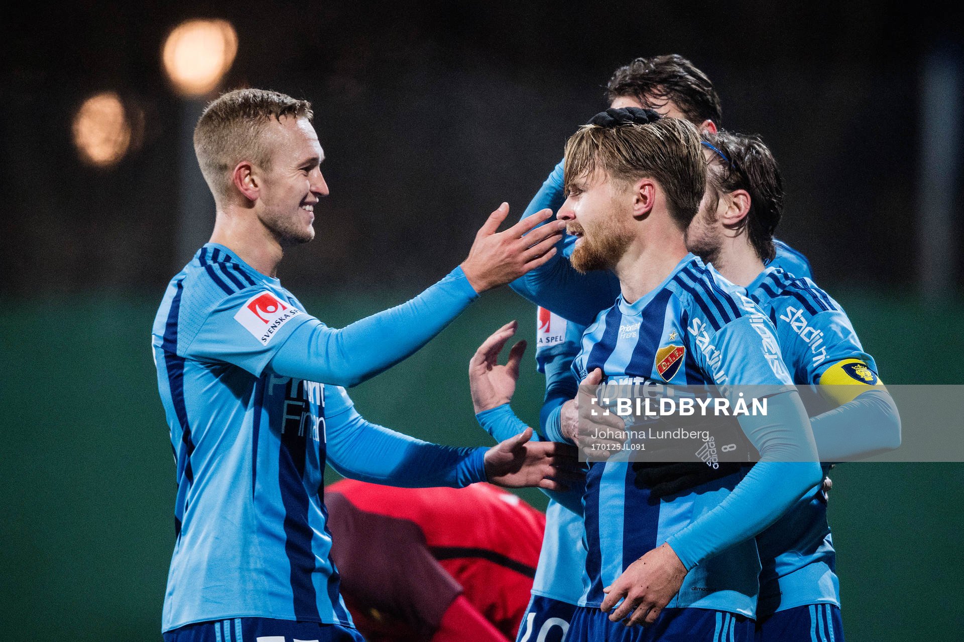 Djurgårdens Alexander Michel, Jacob Une Larsson och Kevin