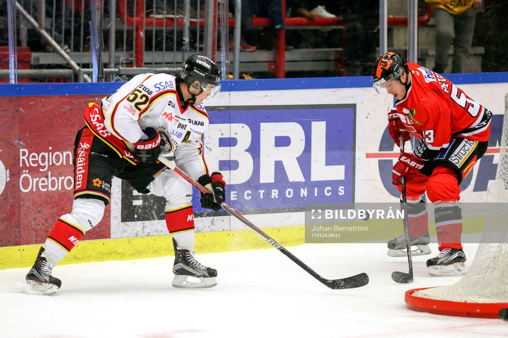 Luleås Karl Fabricius och Örebros Bobbo Petersson