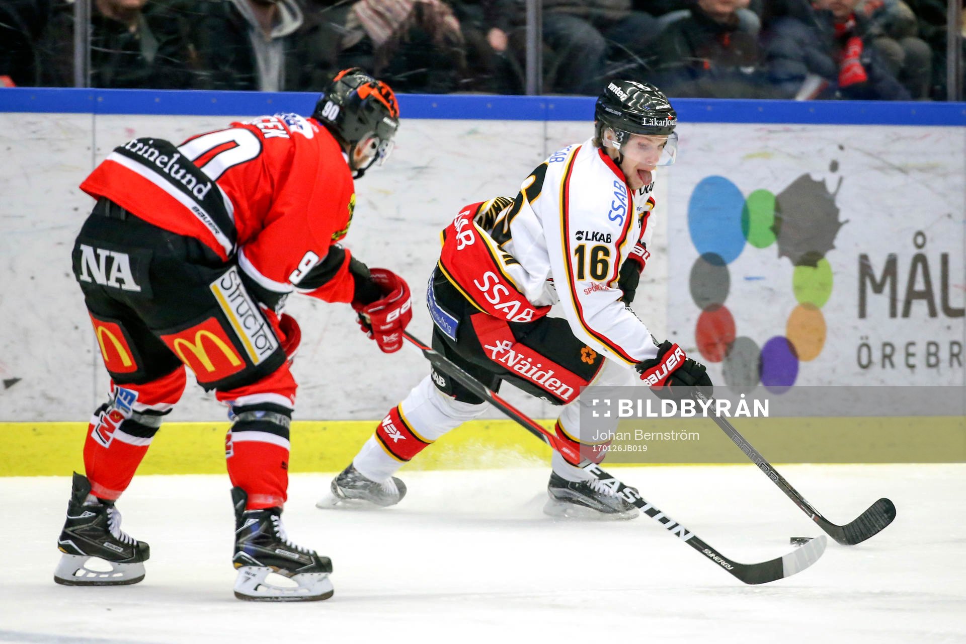 Örebros Libor Hudacek och Luleås Einar Emanuelsson