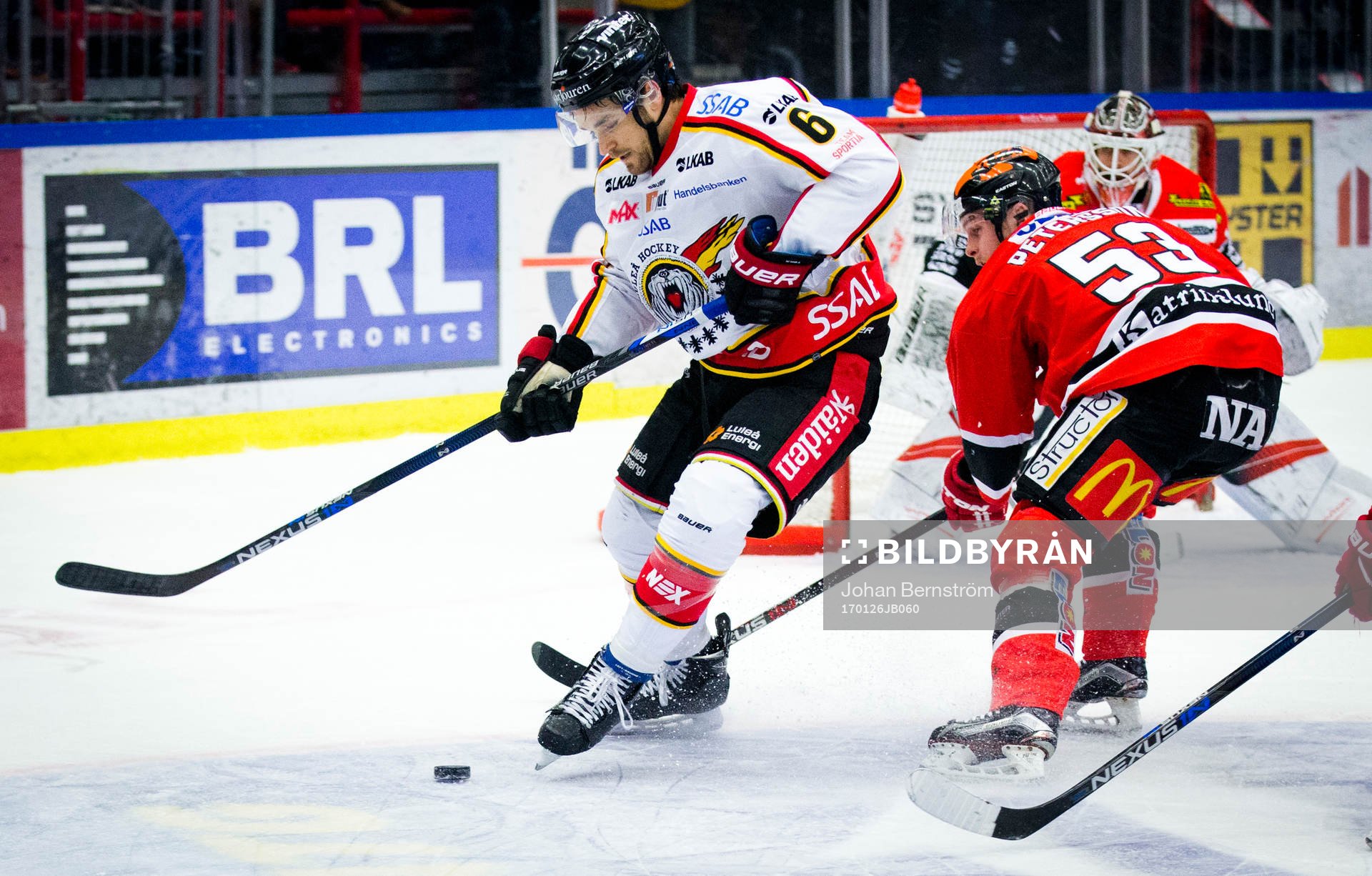 Luleås Craig Schira och Örebros Bobbo Petersson