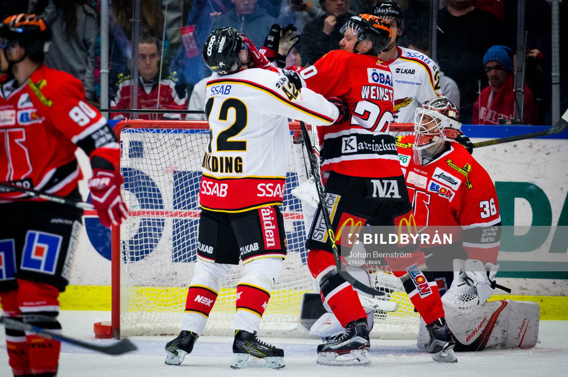 Luleås Joakim Hillding och Örebros Marcus Weinstock