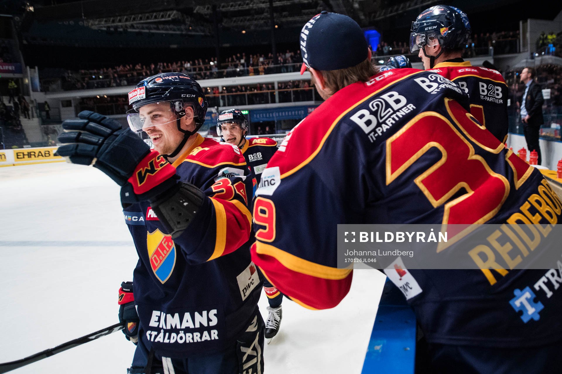 Djurgårdens Daniel Brodin jublar