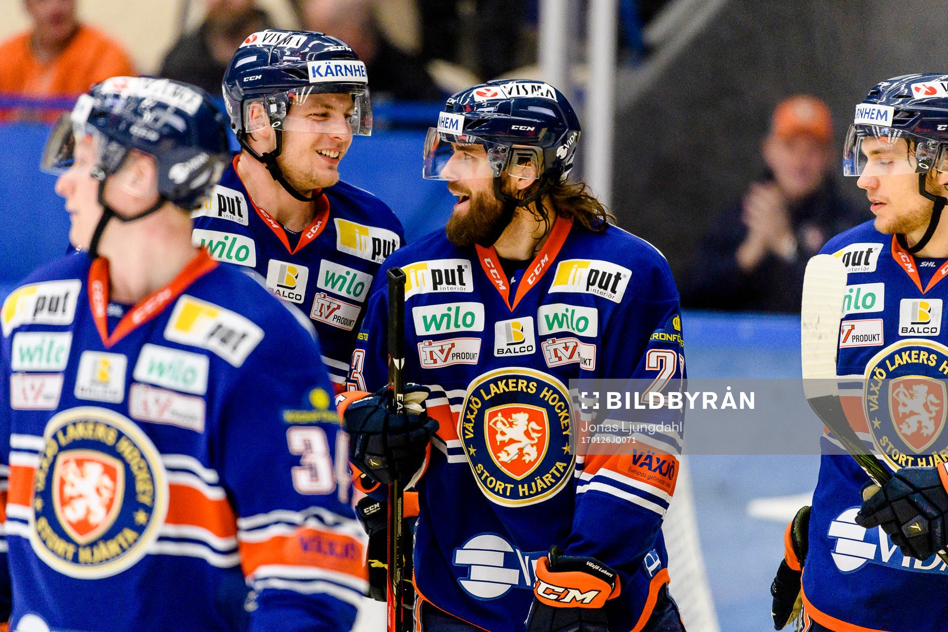 Växjös Ville Leino jublar