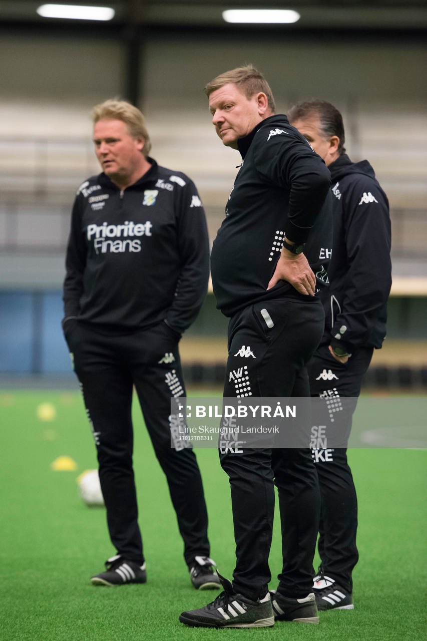 IFK Göteborgs assisterande tränare Alf Westerberg ihop