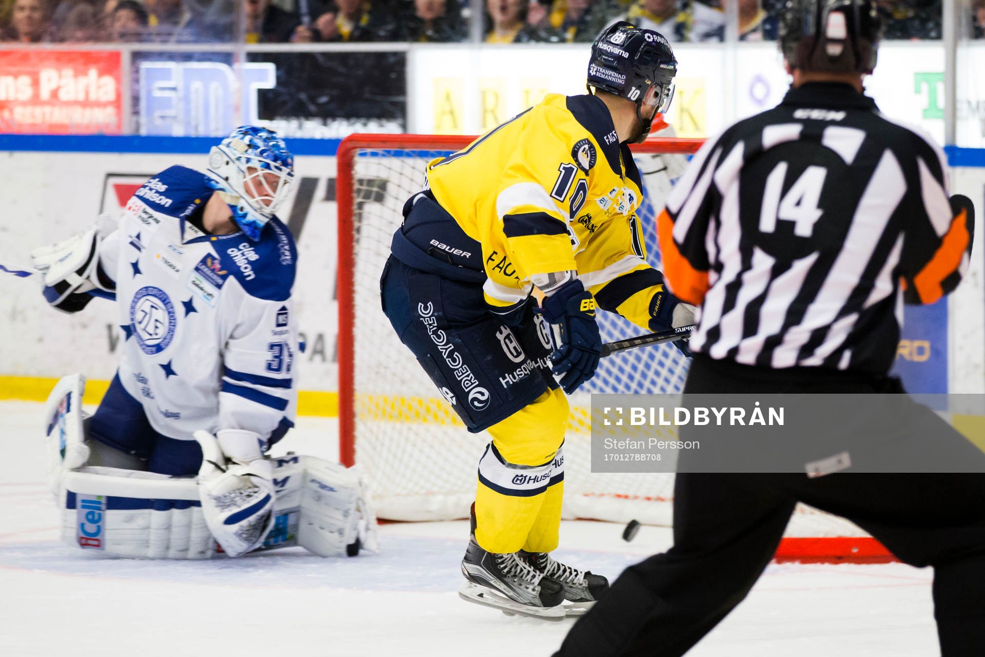 s Martin Thörnberg gör mål till 3-1 bakom Leksands
