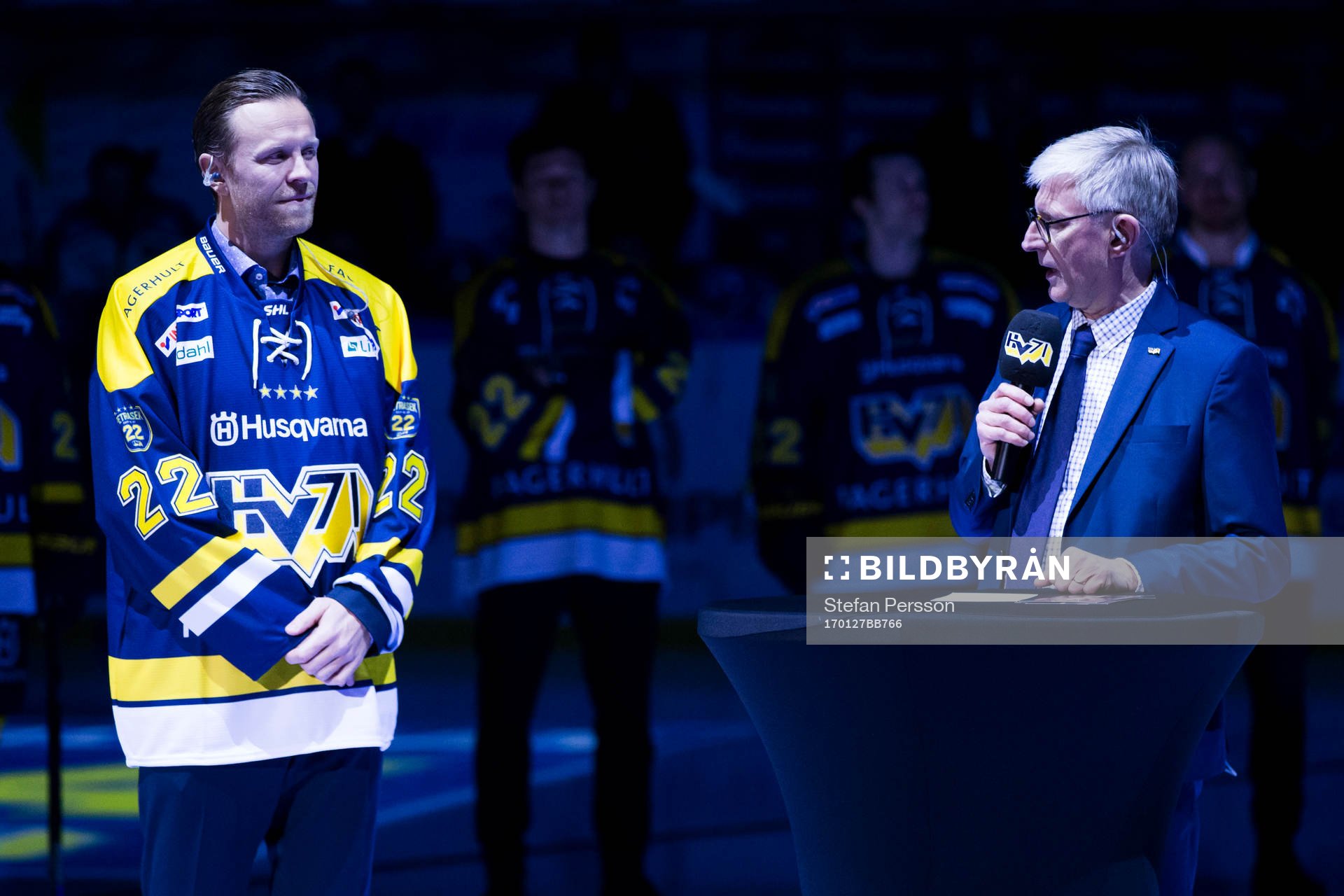 s David Petrasek hyllas med tal från HV71:s