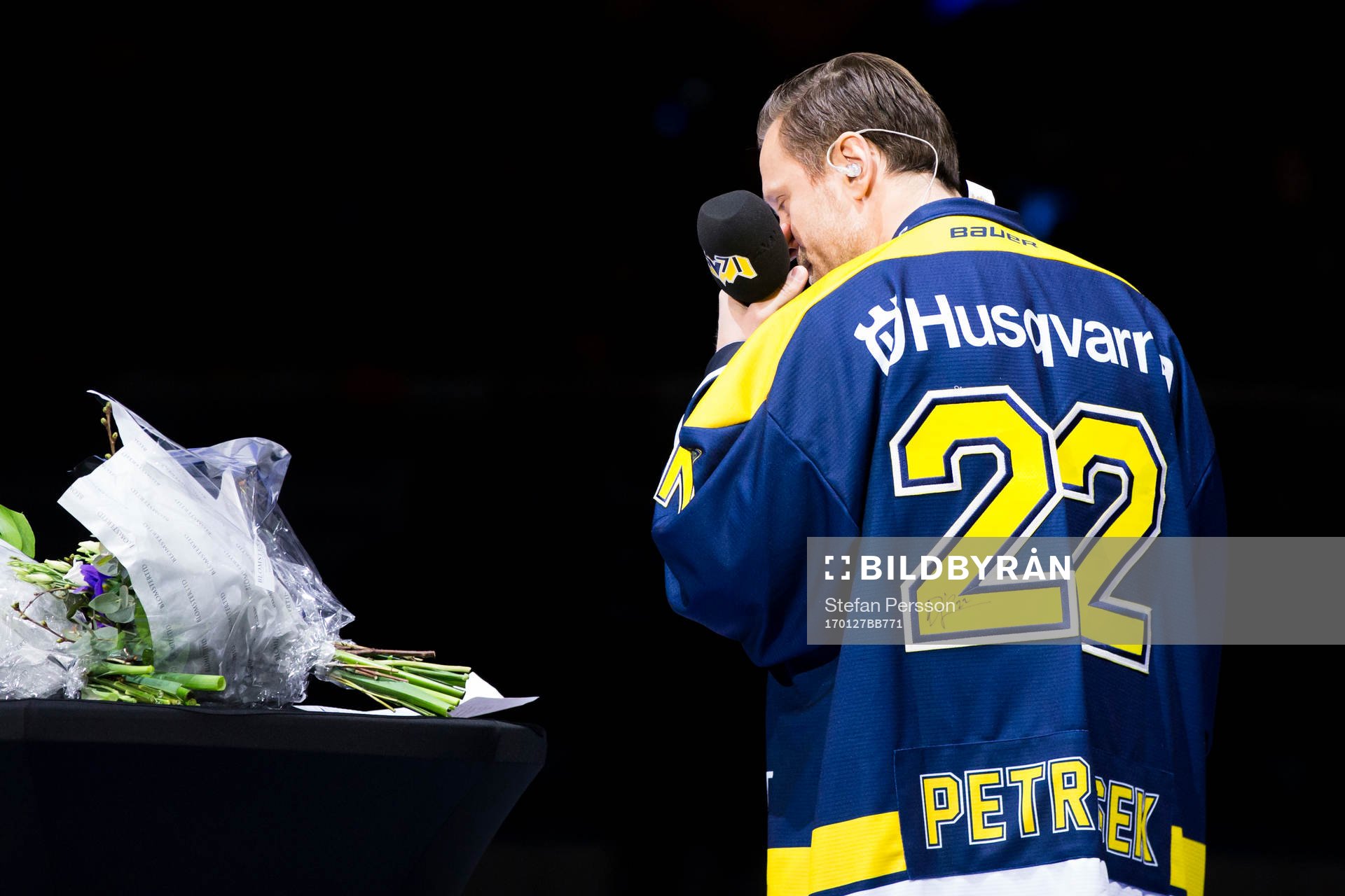 s David Petrasek blir rörd