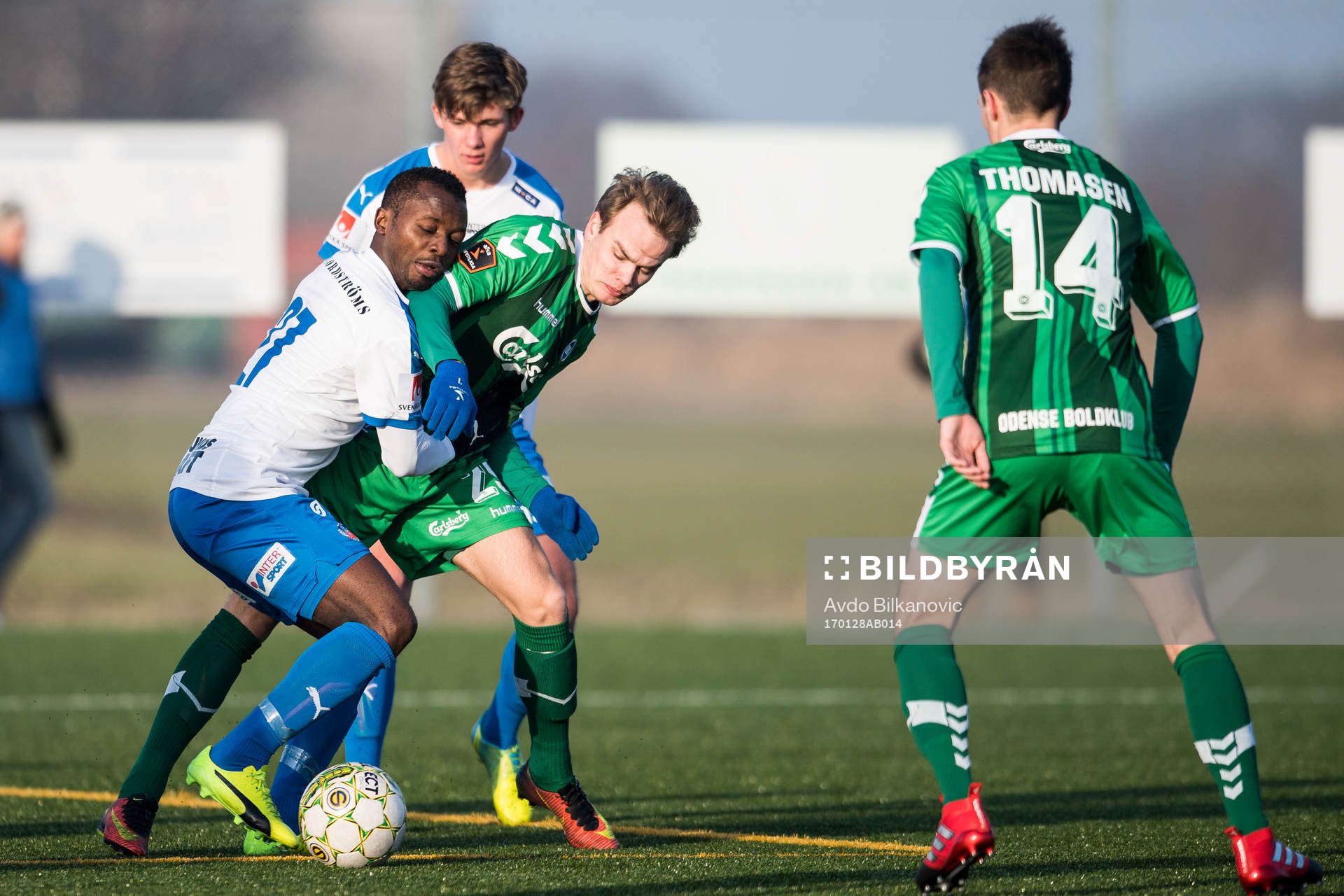 Helsingborgs Monday Samuel och Odense Kristian Weber
