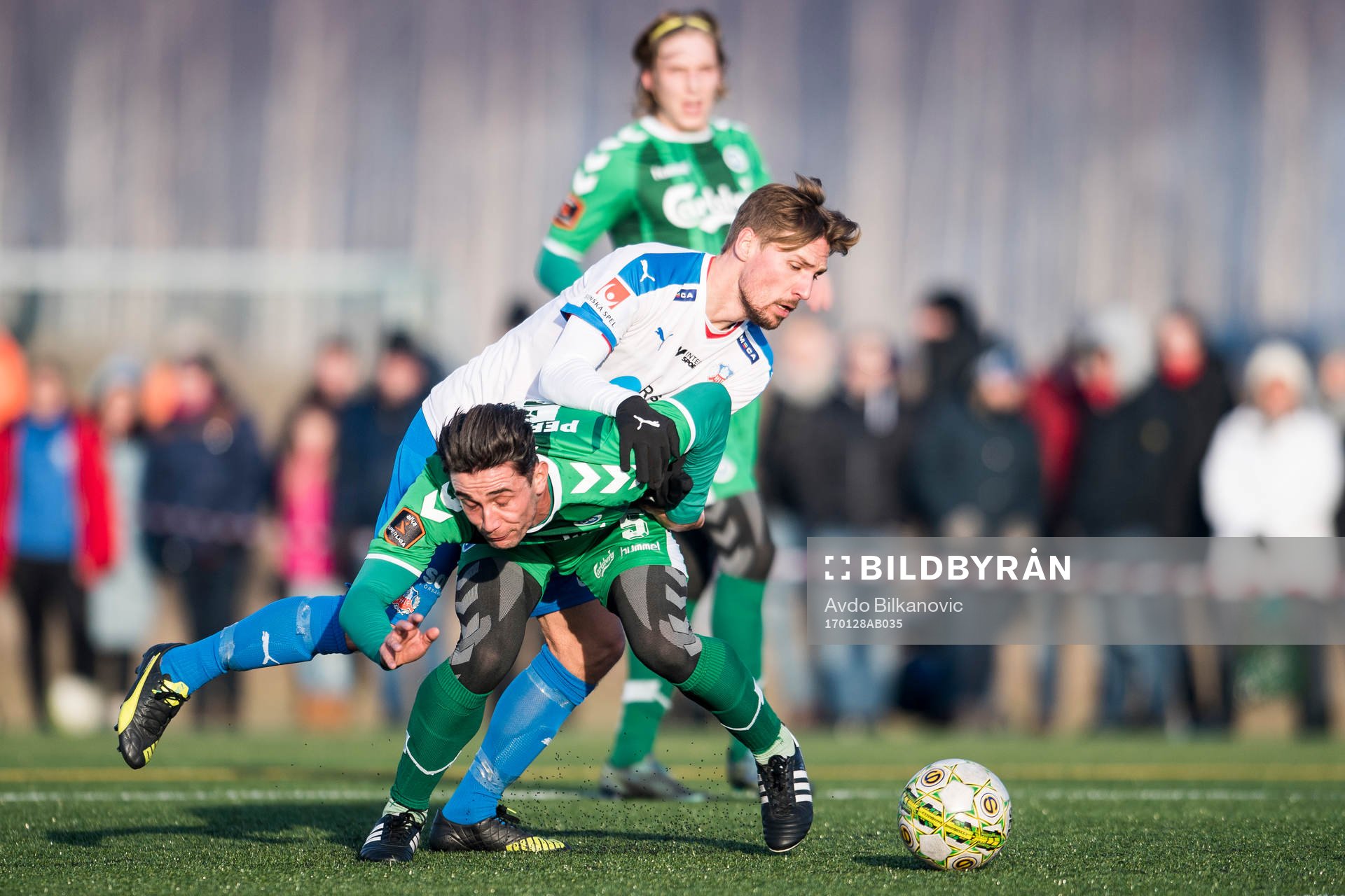 Helsingborgs Martin Christensen och Odense Joa Pereiera