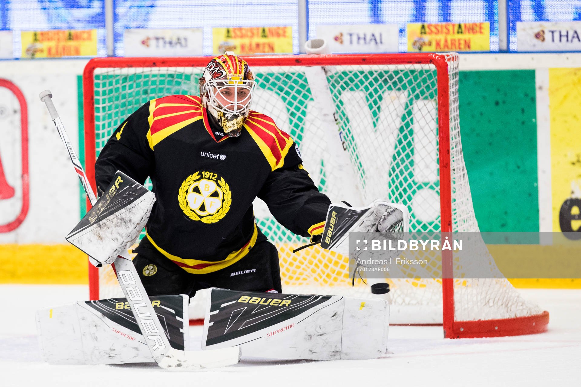 Brynäs målvakt Felix Sandström
