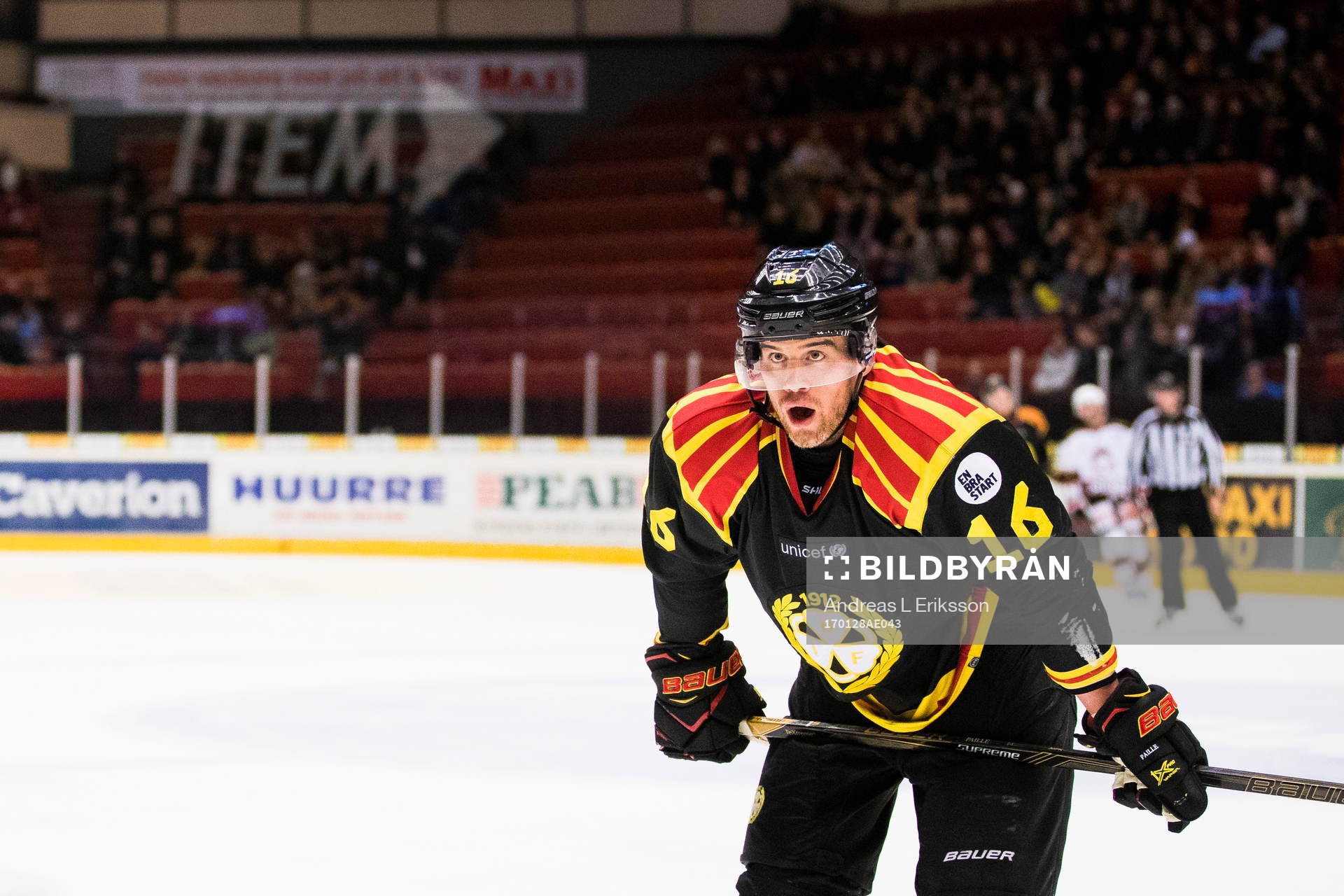 Brynäs Daniel Paille ser deppig ut