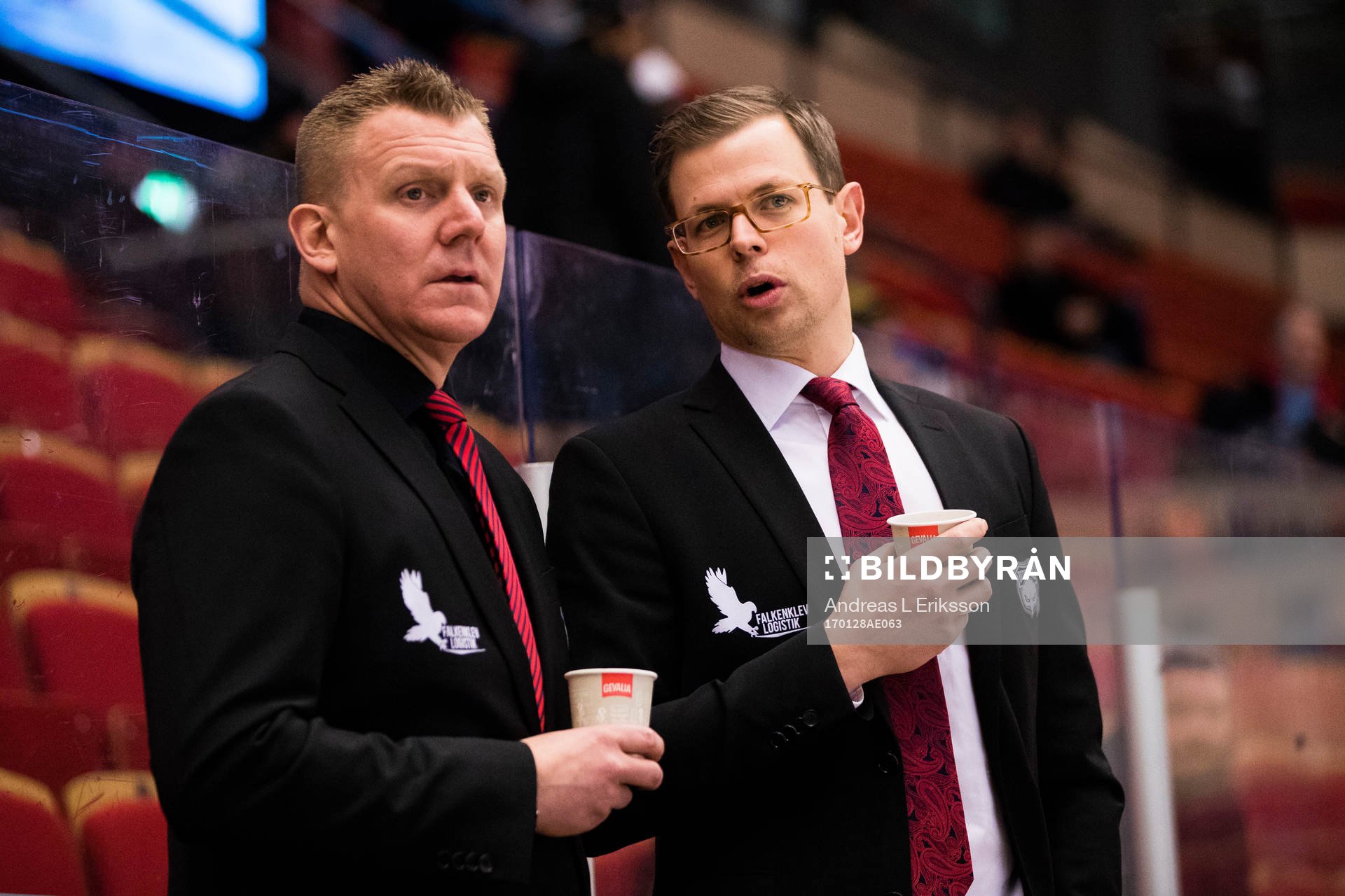 Malmö Redhawks assisterande tränare Jesper Mattsson och