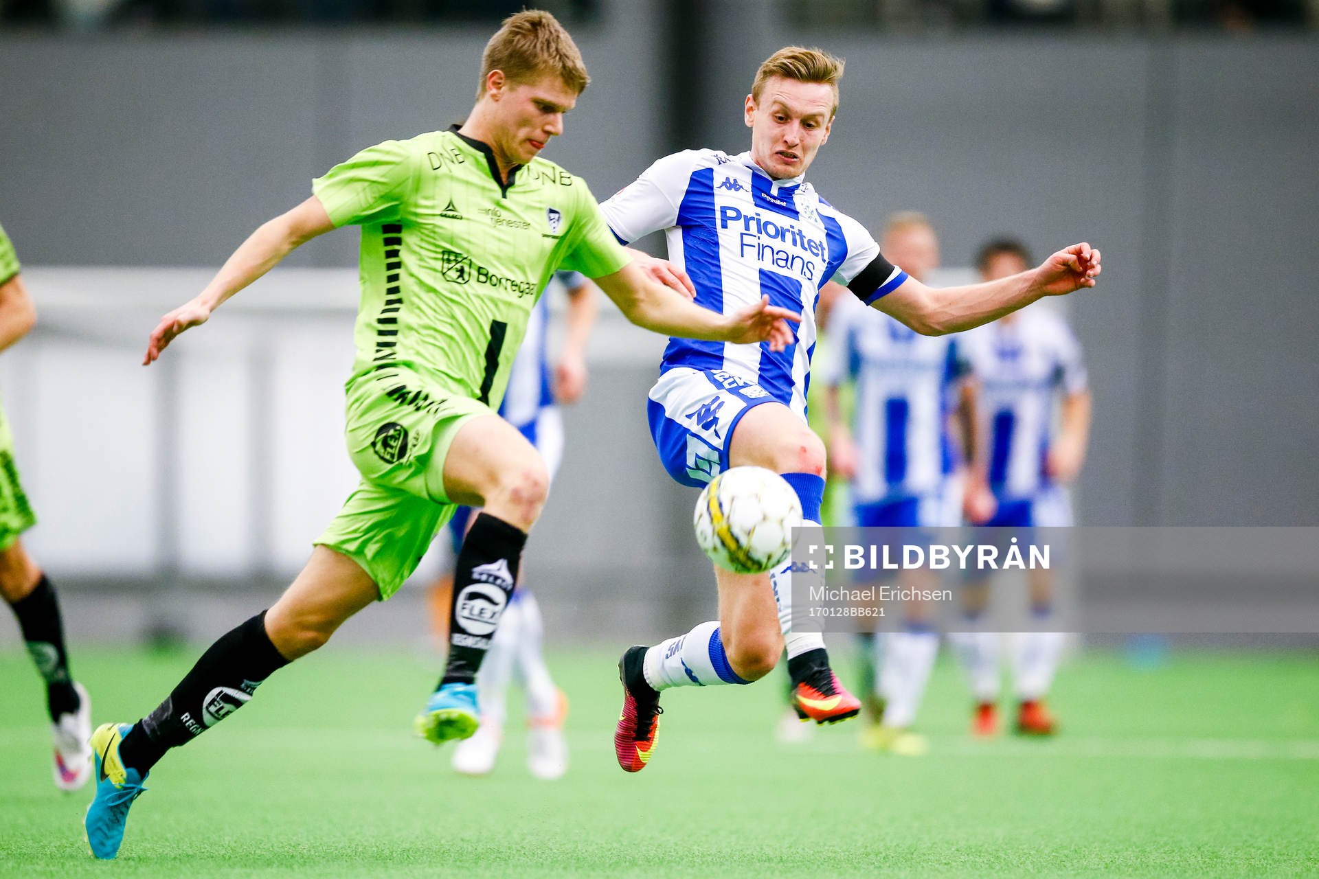 IFK Göteborgs Sebastian Ohlsson och Sarpsborgs Sigurd