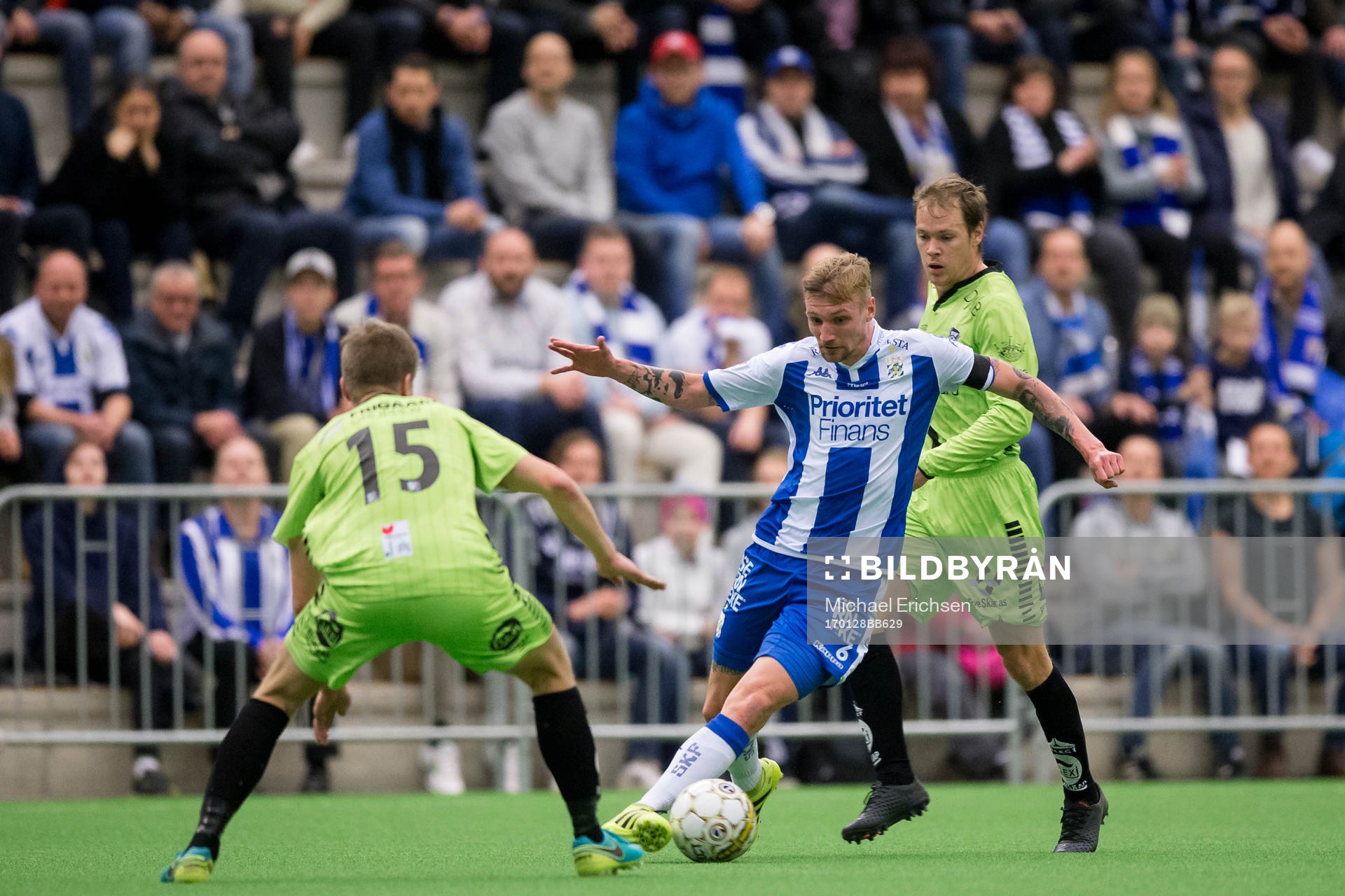 IFK Göteborgs Sebastian Eriksson mot Sarpsborgs Sigurd