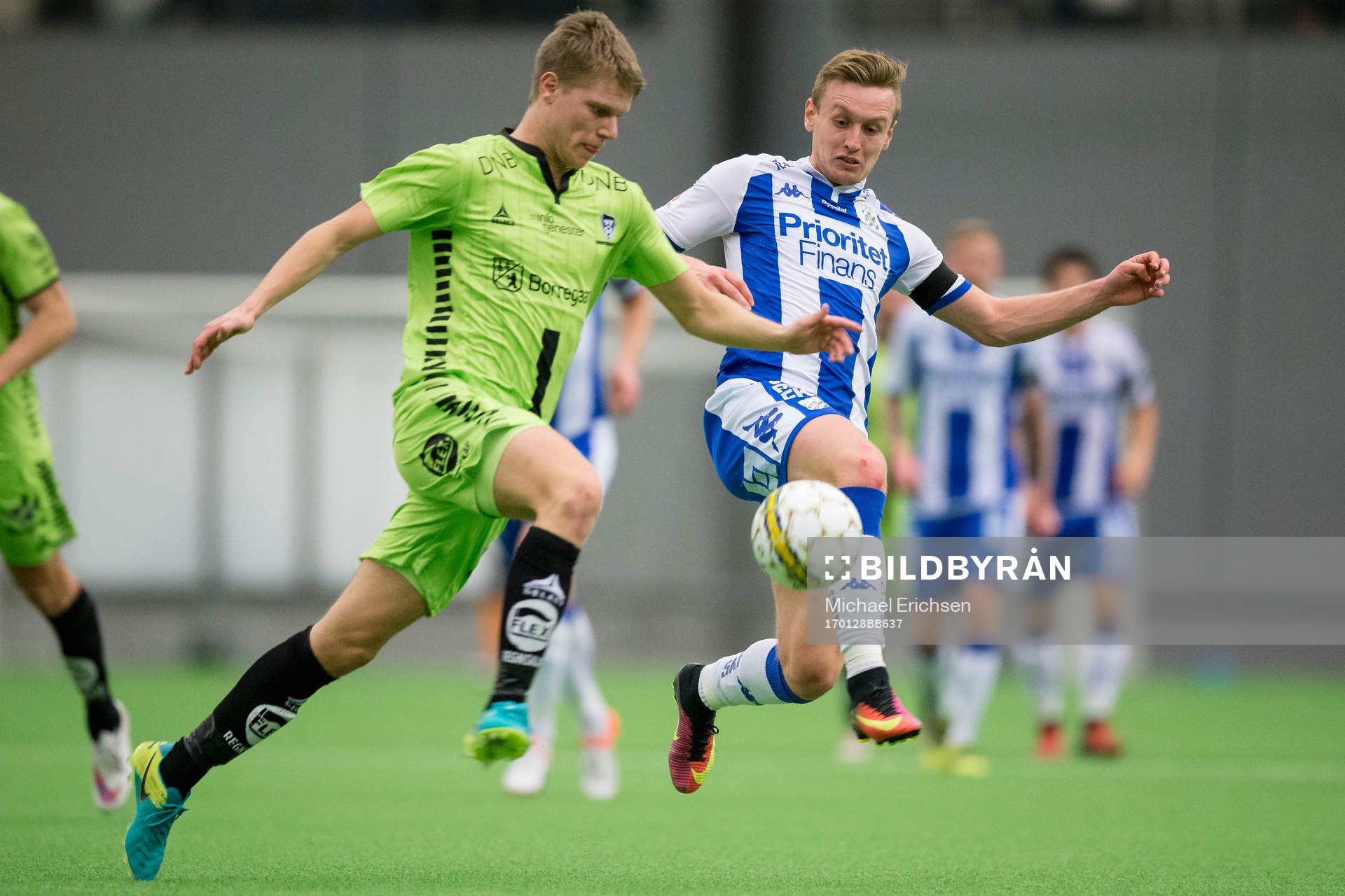 Sarpsborgs Sigurd Rosted mot IFK Göteborgs Sebastian