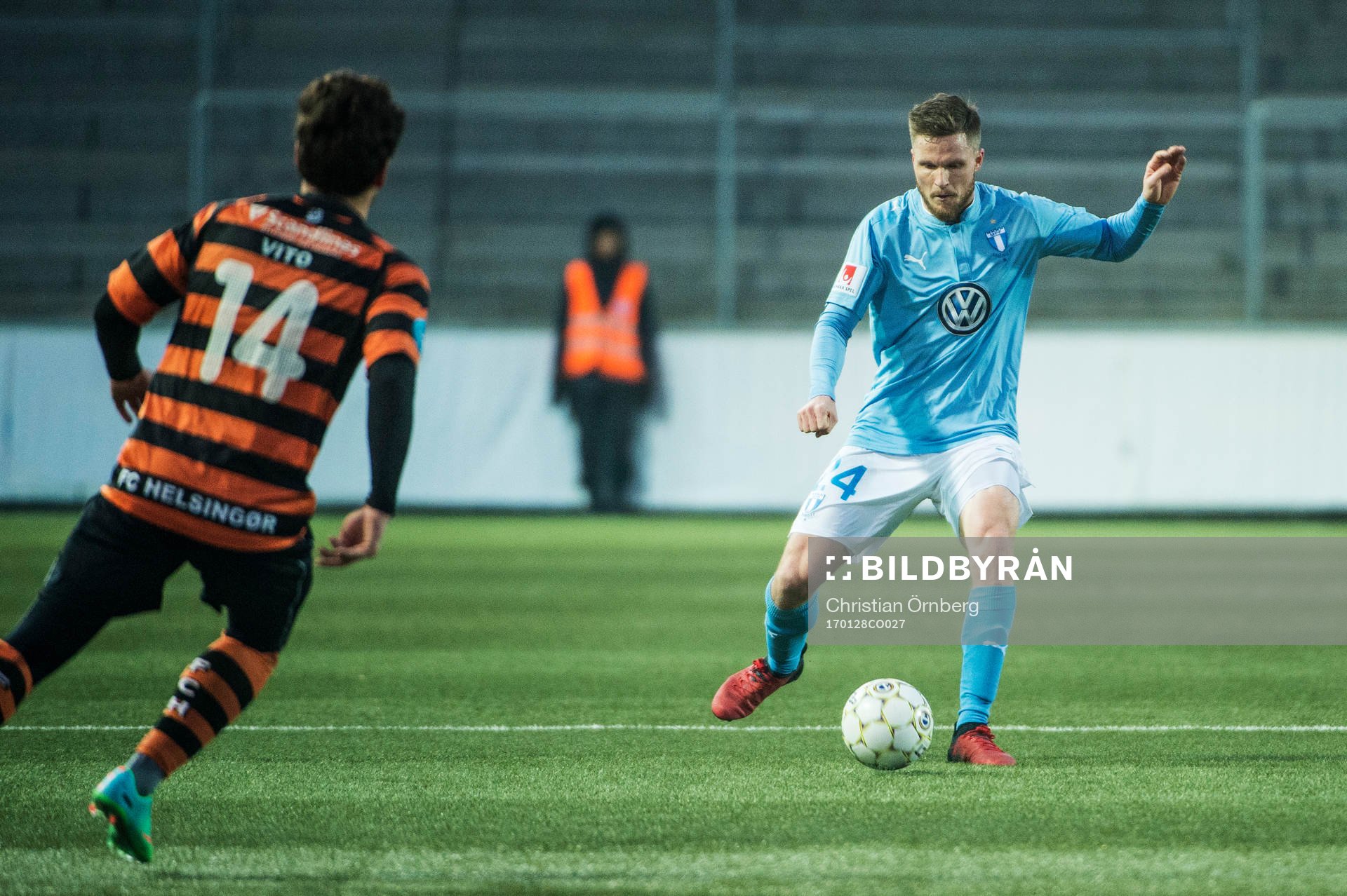 Malmö FFs Lasse Nielsen mot Helsingørs Vito Mistrati