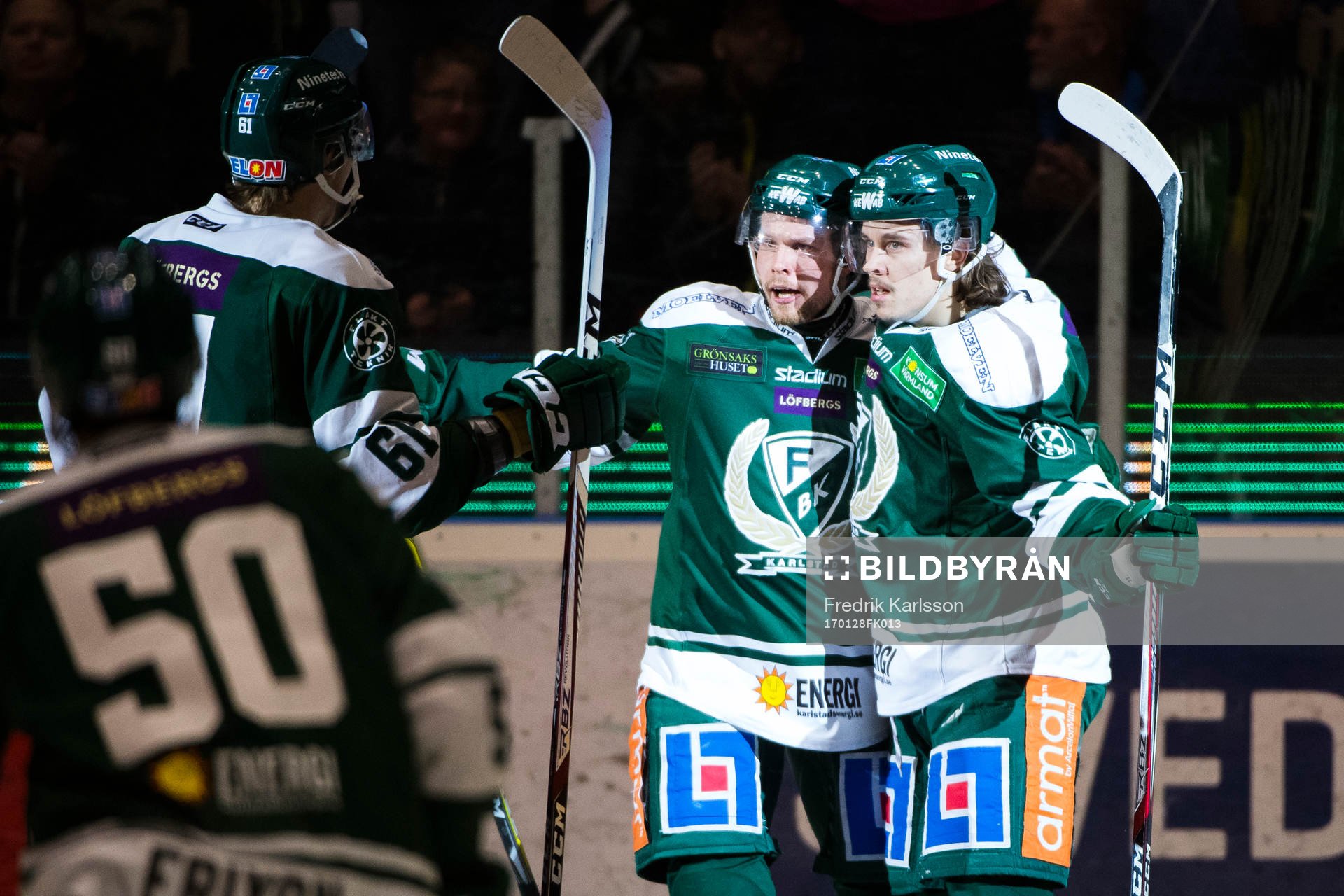 Färjestads Joakim Nygård jublar