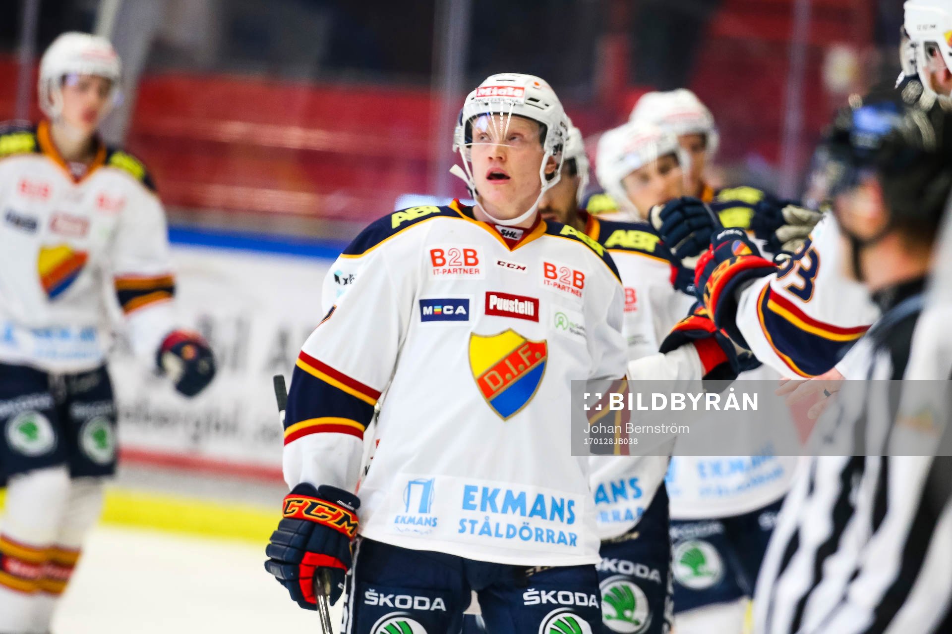 Djurgårdens Emil Johansson jublar