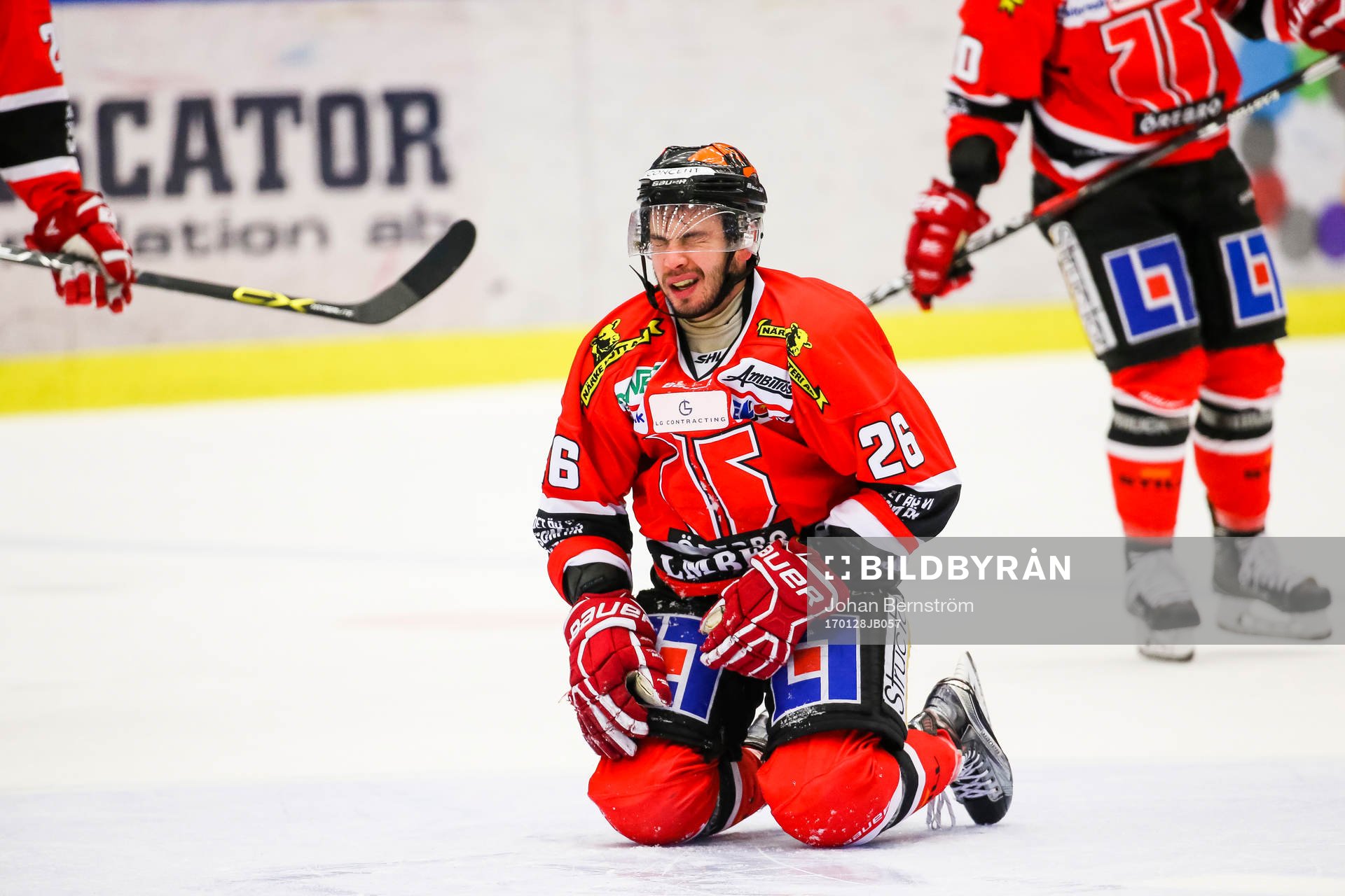 Örebros Greg Squires har ont