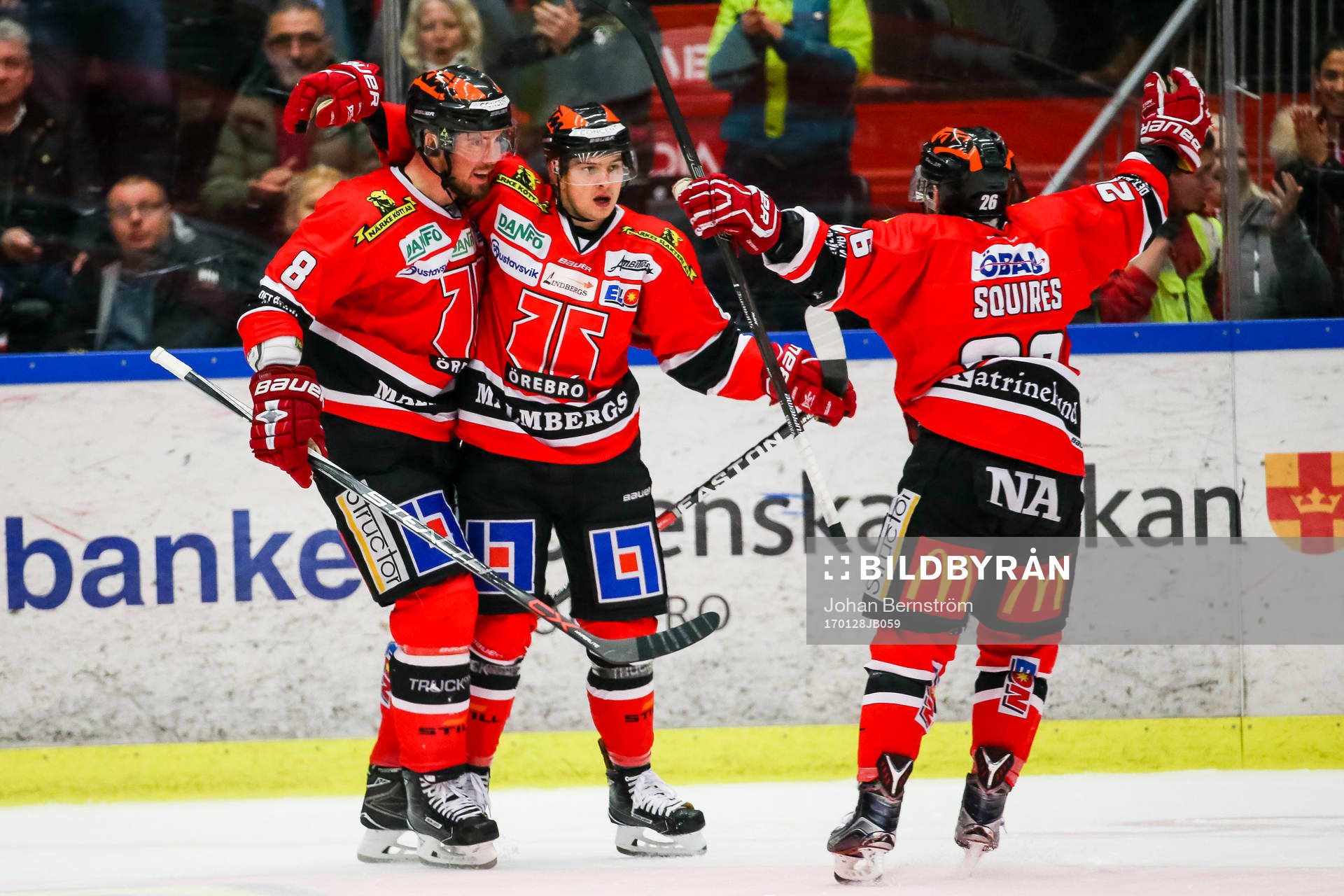 Örebros Libor Hudacek jublar