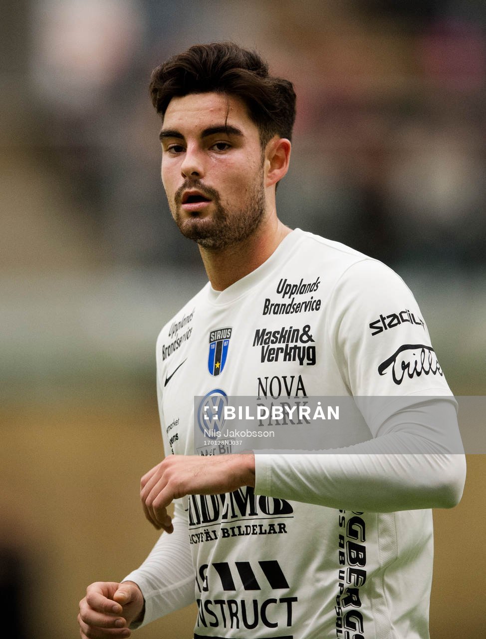Sirius Diego Montiel under träningsmatchen mellan GIF Sundsvall och Sirius den 28 januari 2017 i Sundsvall.