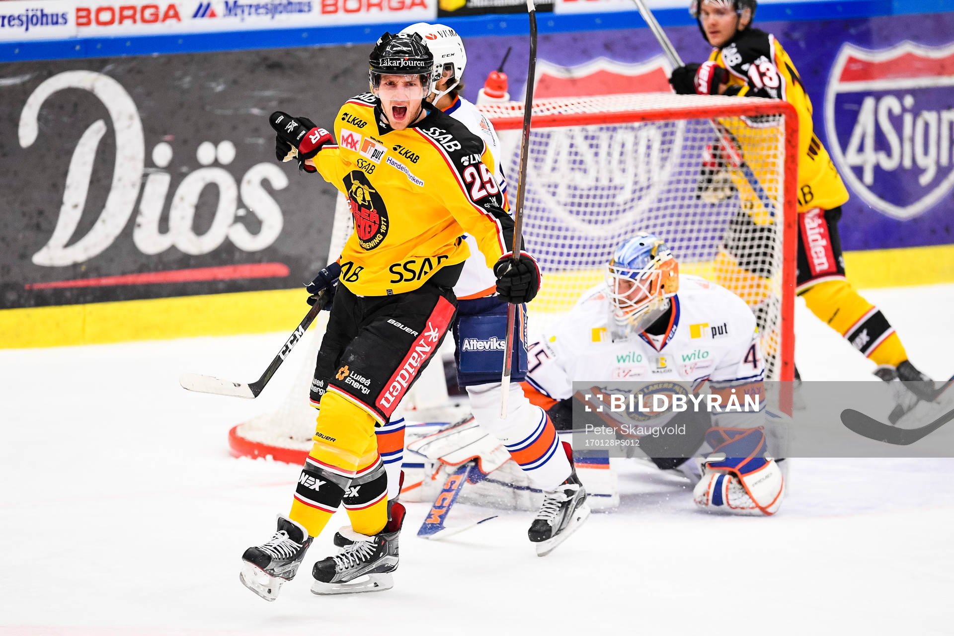 Luleås Anton Hedman jublar