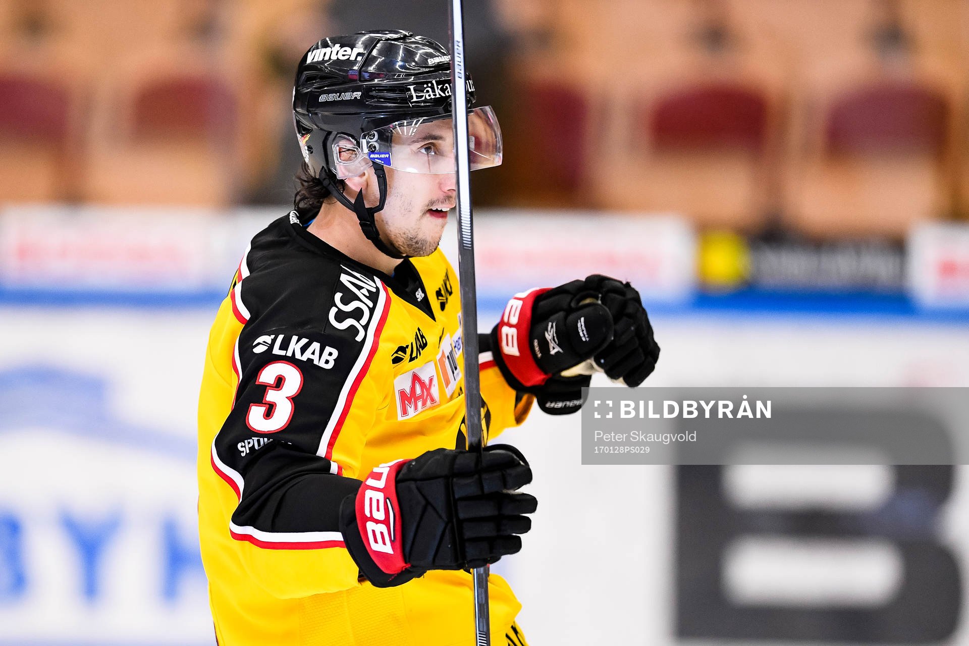 Luleås Daine Todd jublar