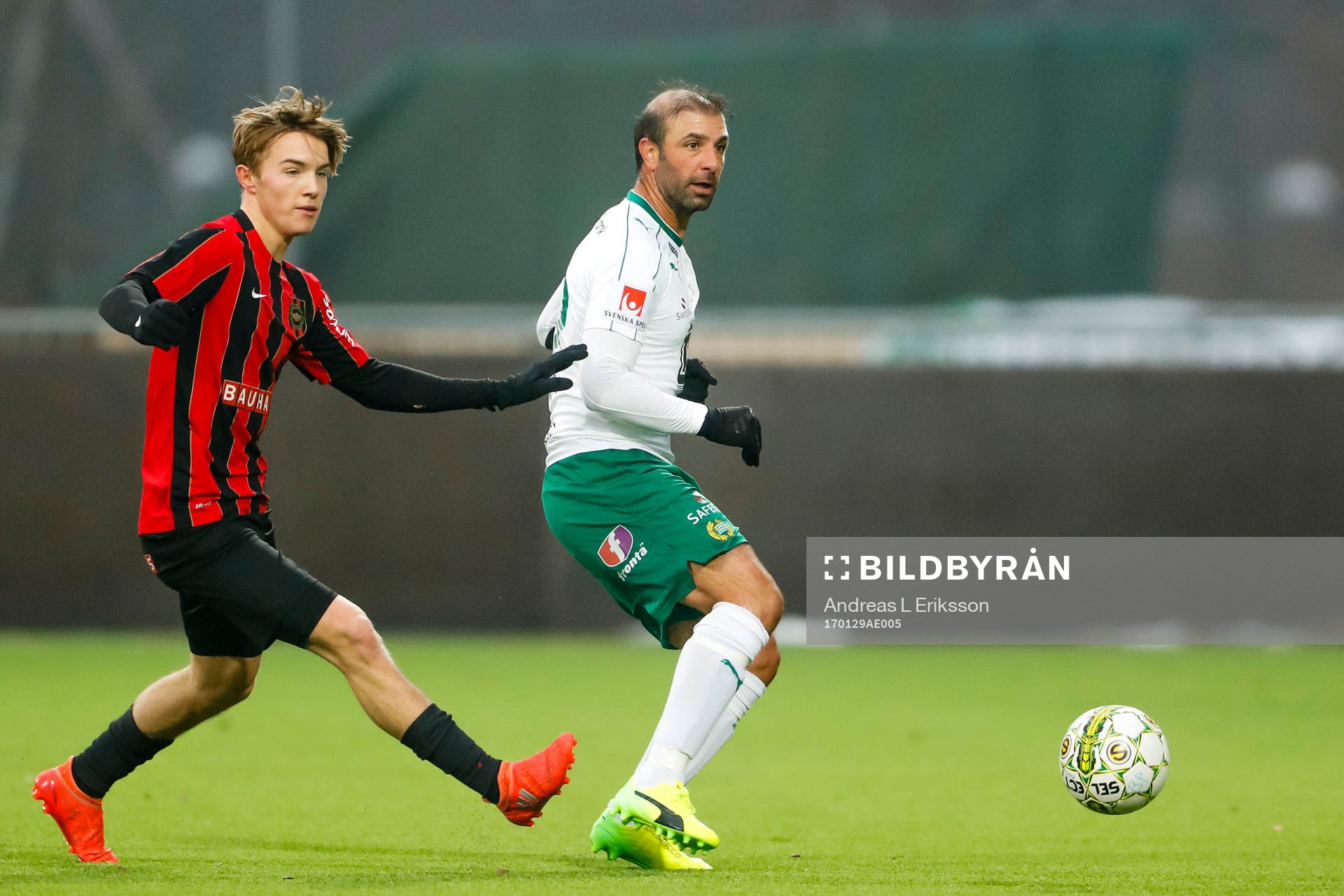Brommapojkarnas Jakob Ortmark och Hammarbys Kennedy