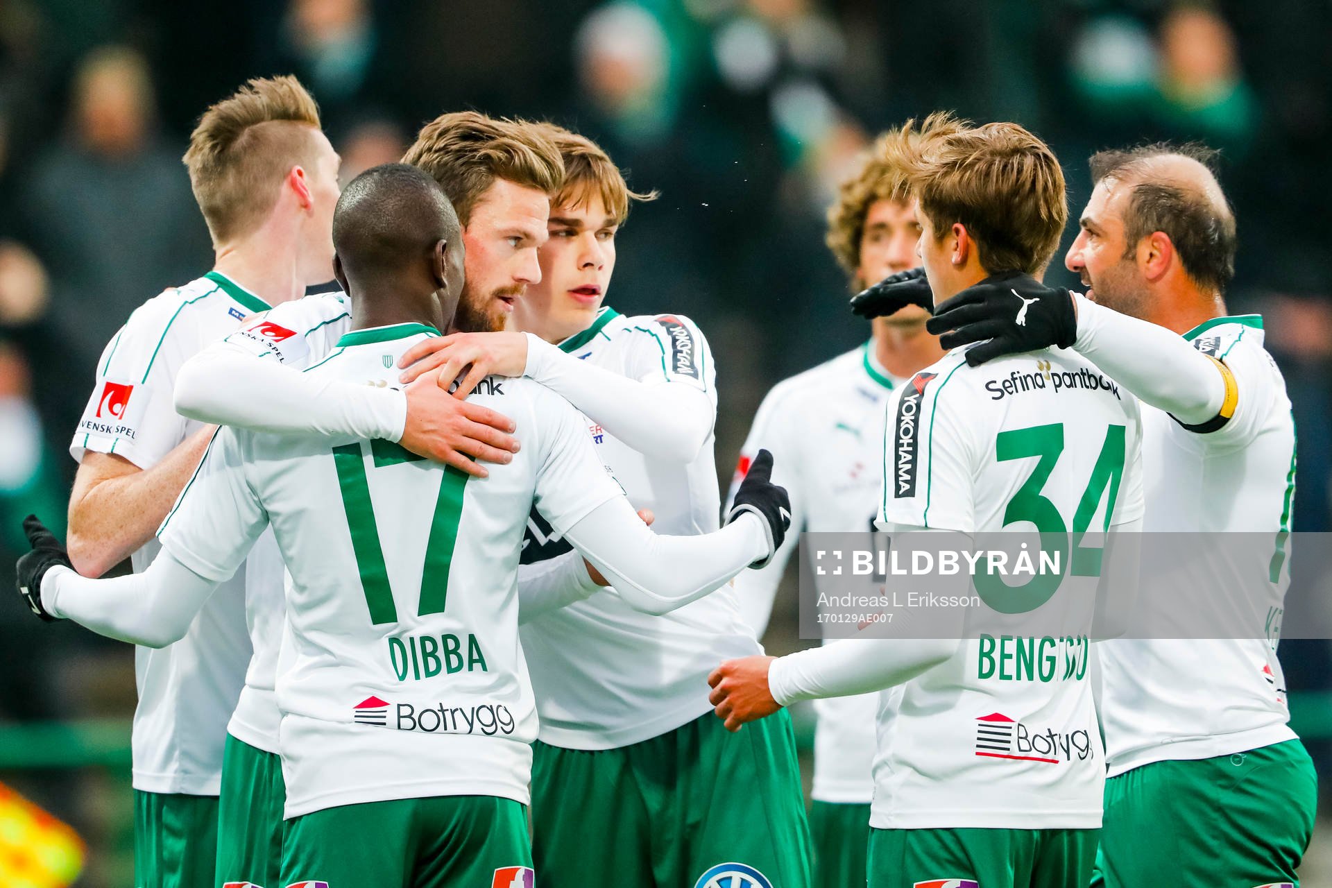 Hammarbys Arnór Smárason , Leo Bengtsson , Dusan Jajic