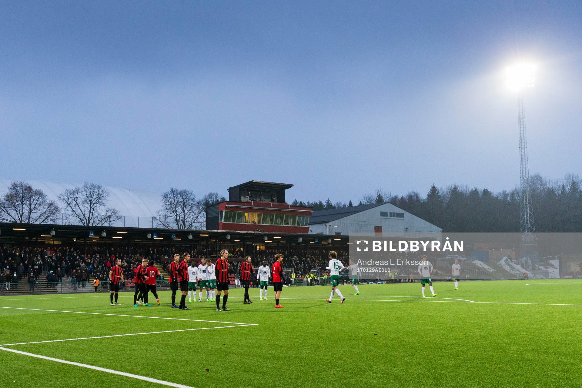 Spelarna förbereder sig