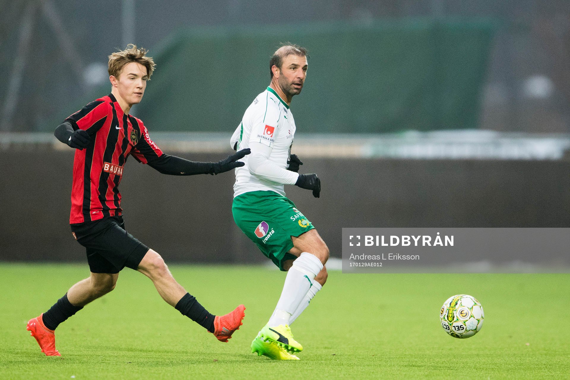Brommapojkarnas Jakob Ortmark och Hammarbys Kennedy