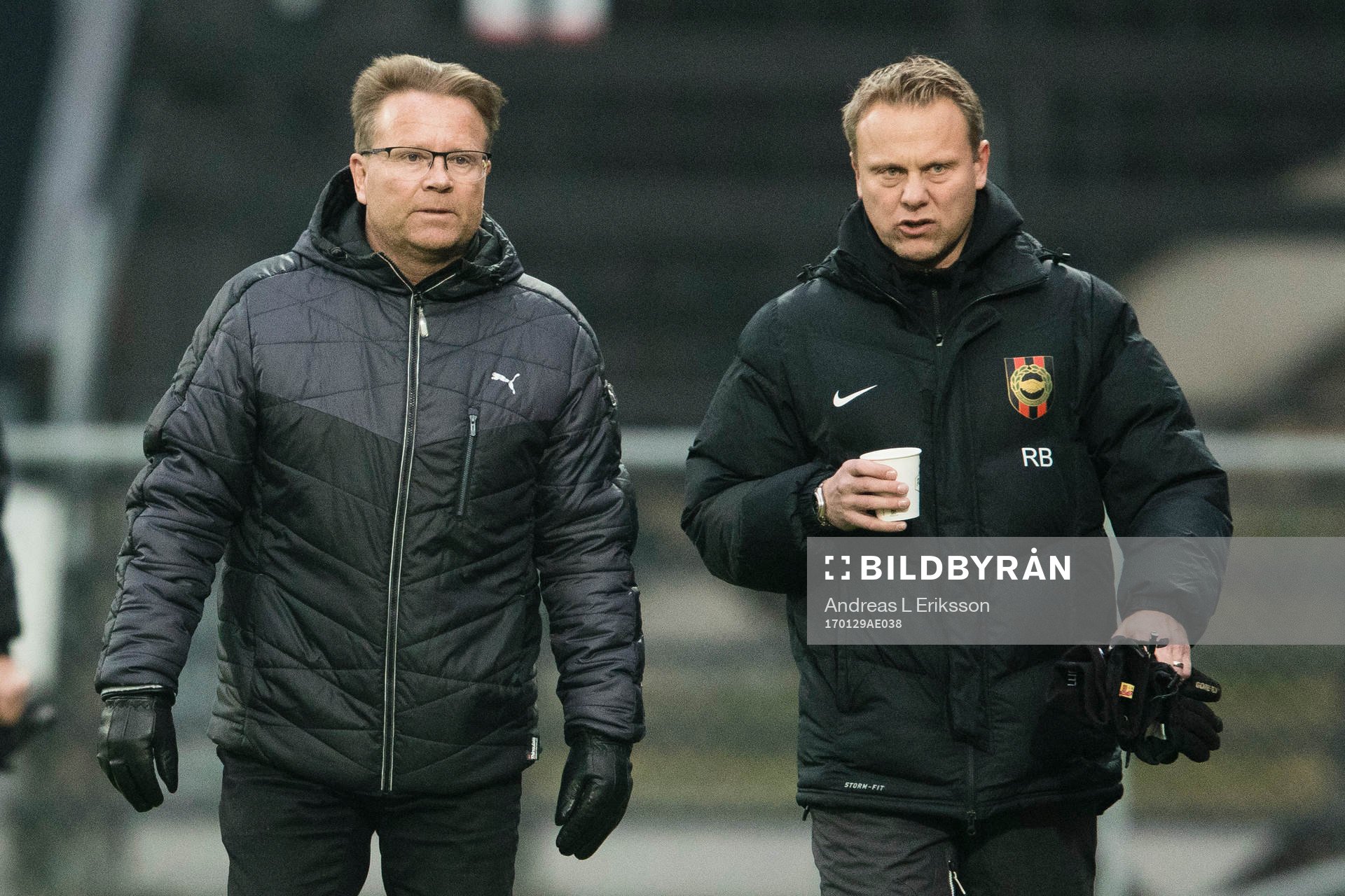 Hammarbys sportchef Mats Jingblad och Brommapojkarnas
